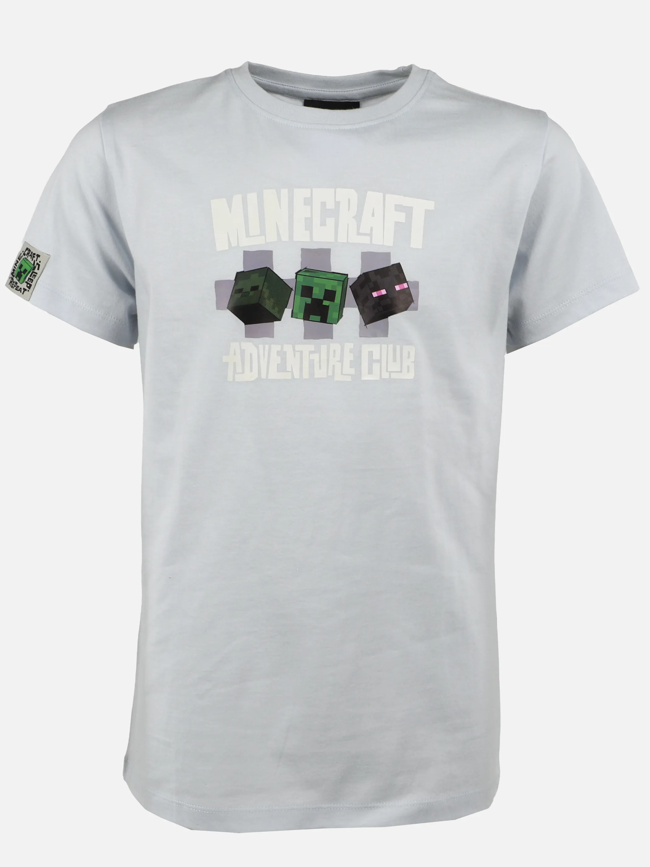Minecraft TB Minecraft T-SHirt mit FP +BP in hellblau Blau 923561 HELLBLAU 1