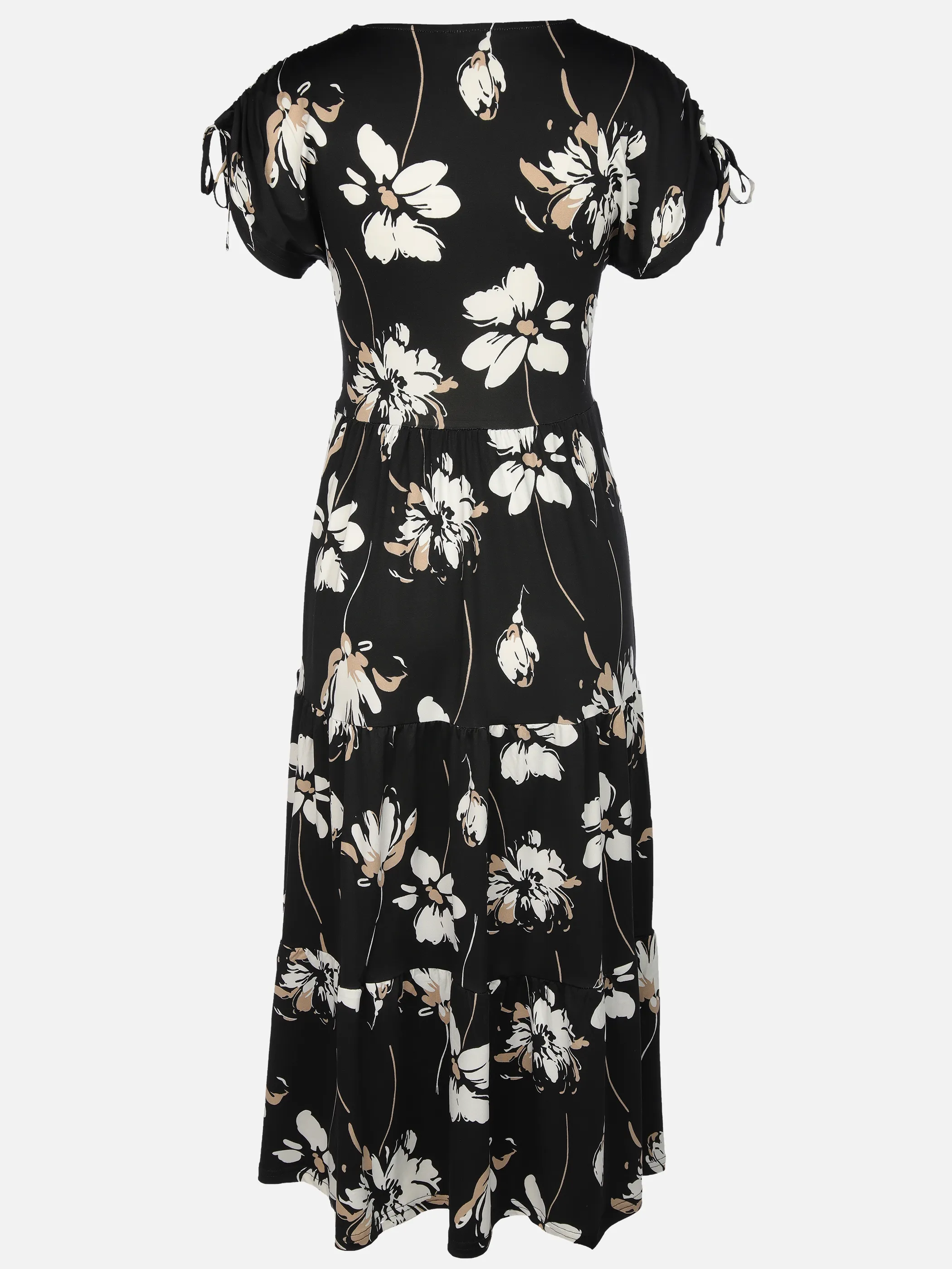 Sure Da-Jersey Kleid m.Alloverprint Beige 908116 NOMAD 2