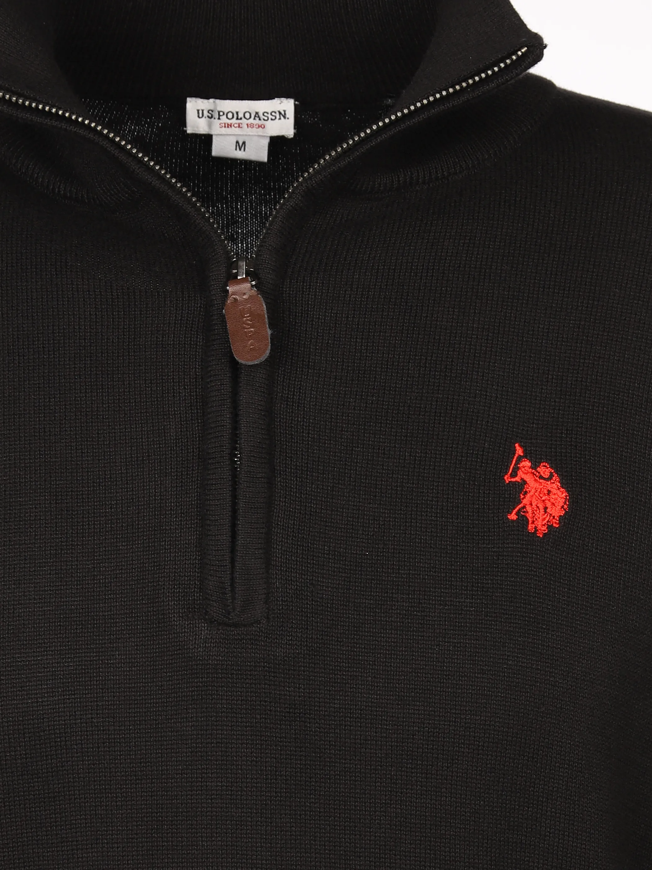 U.S. Polo Assn. He. Stricktroyer Zip Schwarz 900813 191 BLACK 3 U.S. Polo Assn. He. Stricktroyer Zip Schwarz 900813 191 BLACK 3