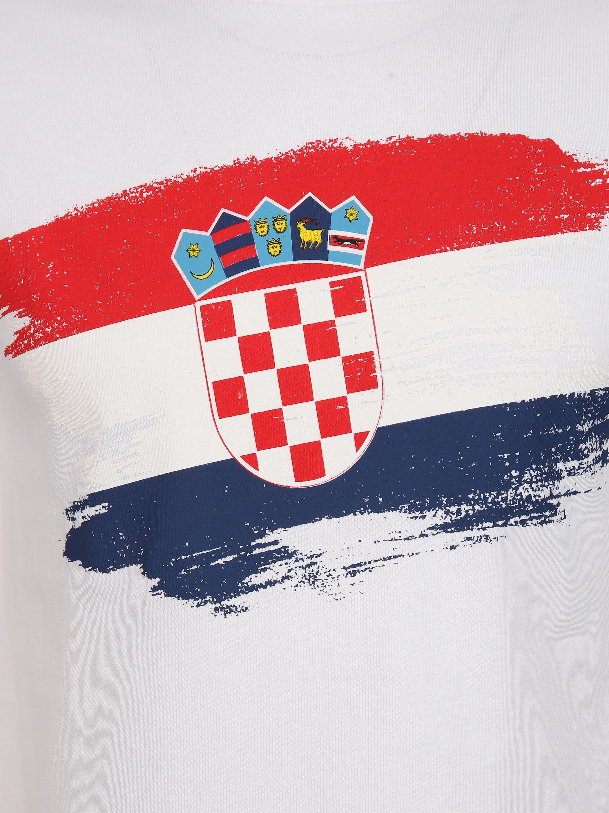 Grinario Sports Unisex T-Shirt EM24 Weiß 889225 W3 3 Grinario Sports Unisex T-Shirt EM24 Weiß 889225 W3 3