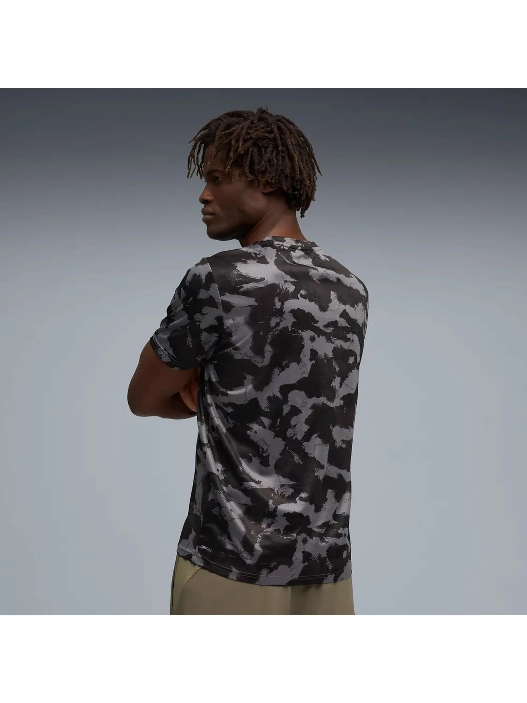 Puma 528538-01 He-Sport T-Shirt TAD ESS AOP TEE, Schwarz 925870 01 3