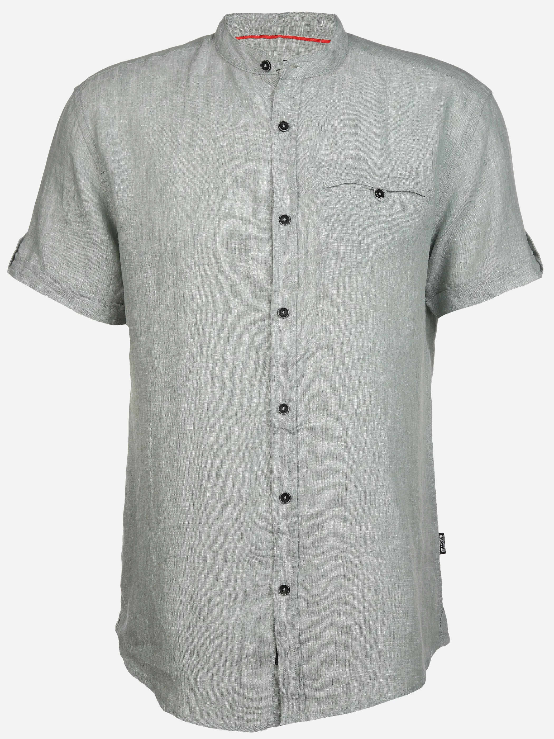 Jim Spencer He. Leinenhemd 1/2 Arm Steh Grün 892985 MINT 1 Jim Spencer He. Leinenhemd 1/2 Arm Steh Grün 892985 MINT 1