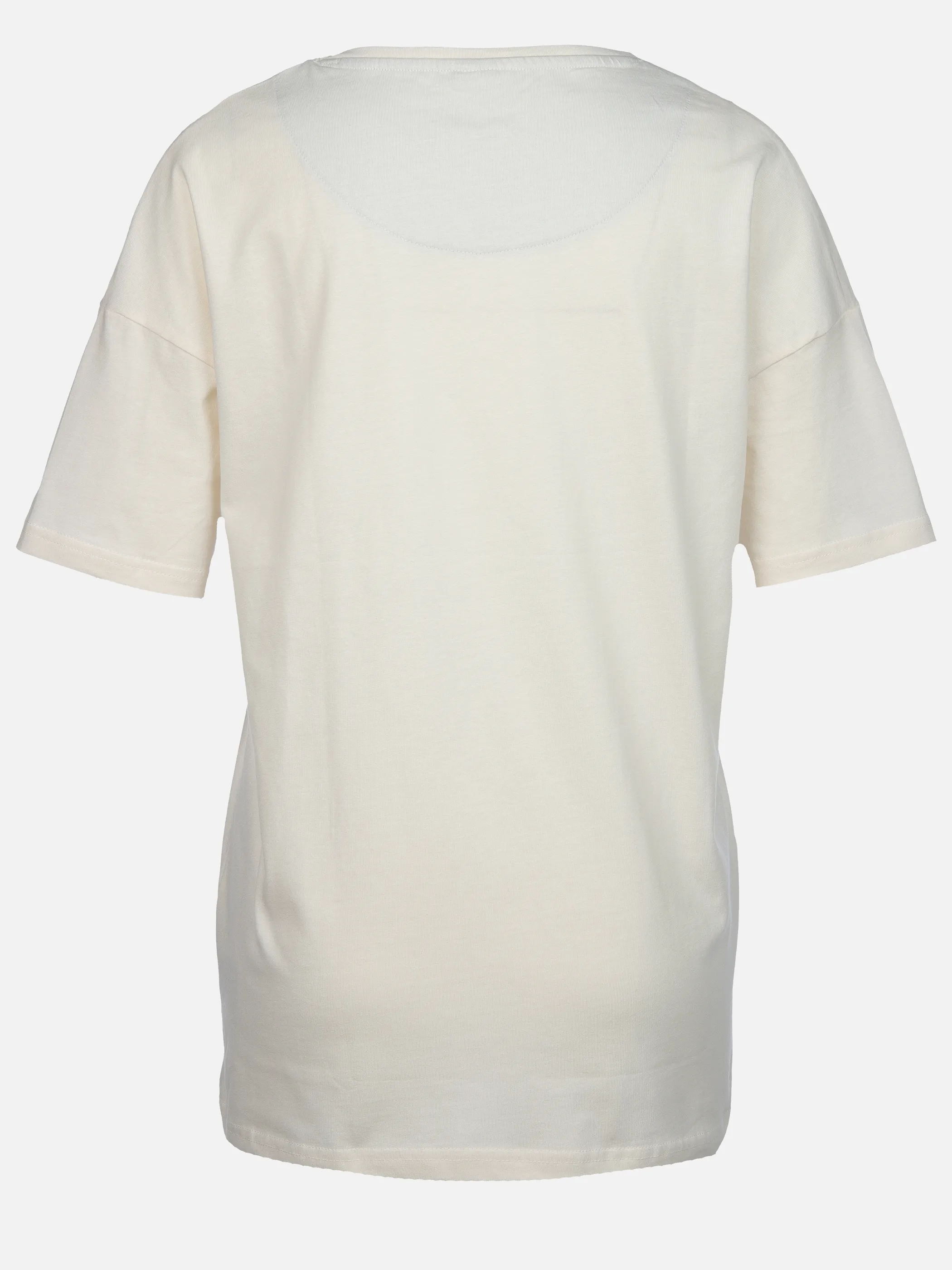 byLouise Da. Schlafshirt uni Weiß 906745 ECRU 2