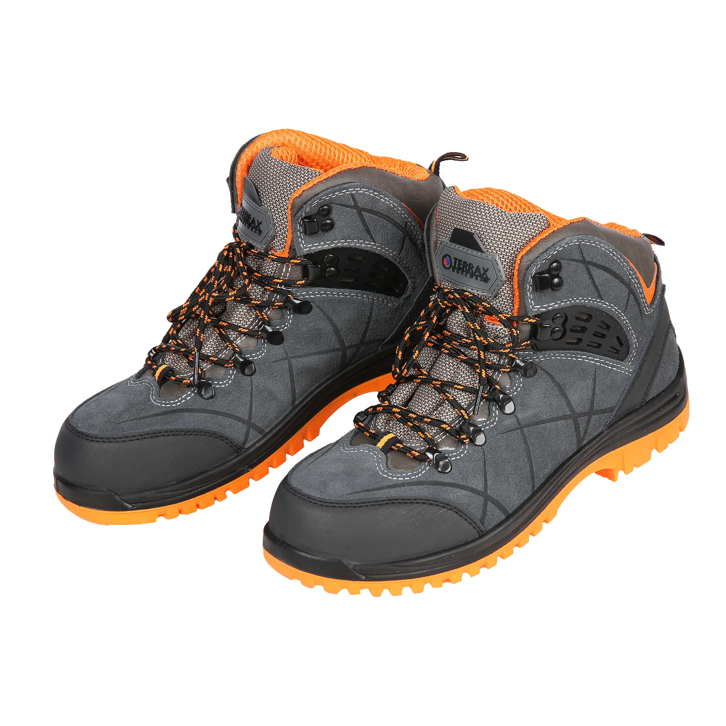 Worker He. Sicherheitsstiefel Grau 803475 GRAU/ORANG 1