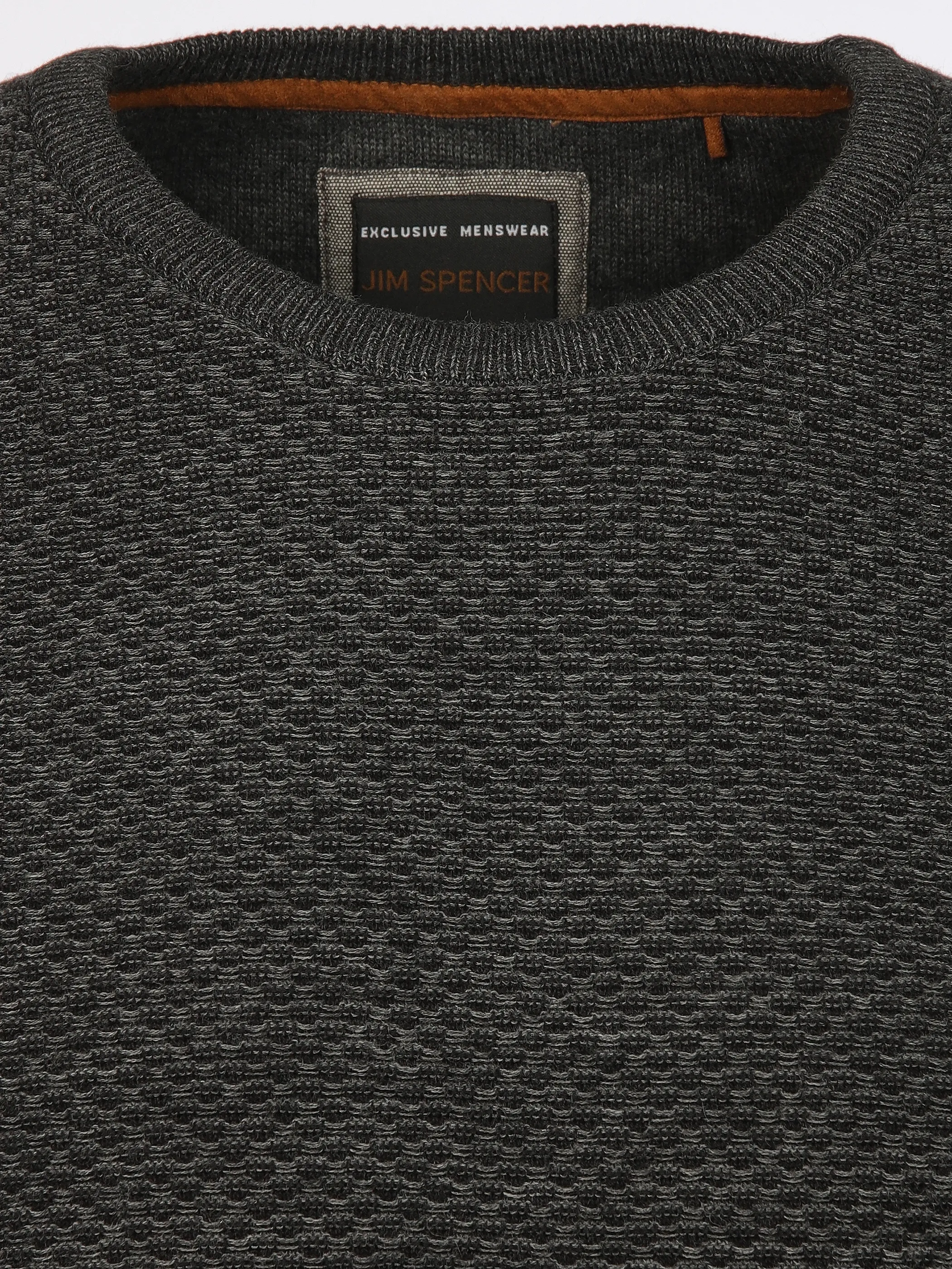 Jim Spencer He. Pullover Jacquard RH Grau 913330 ANTHRA 3