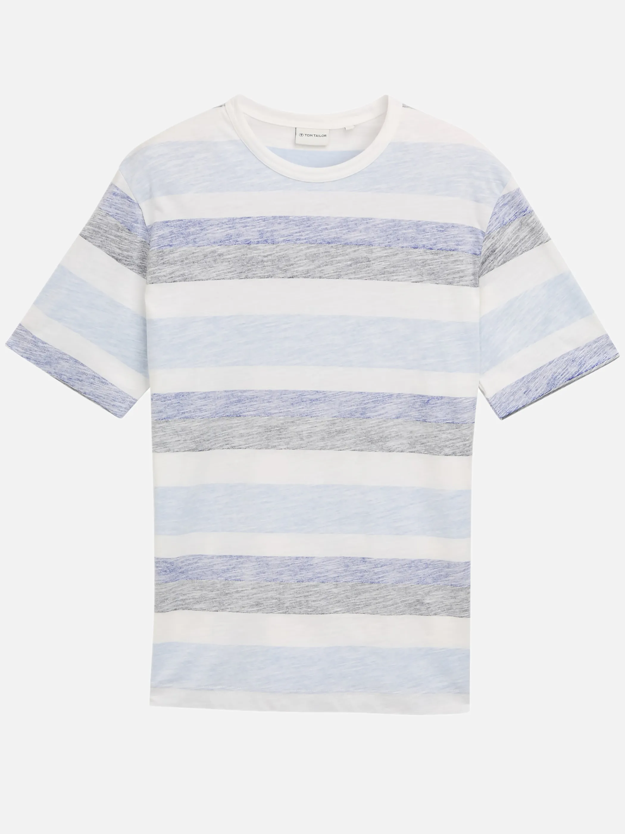 Tom Tailor 1046722 inside printed stripe t-shirt Blau 910666 38127 1