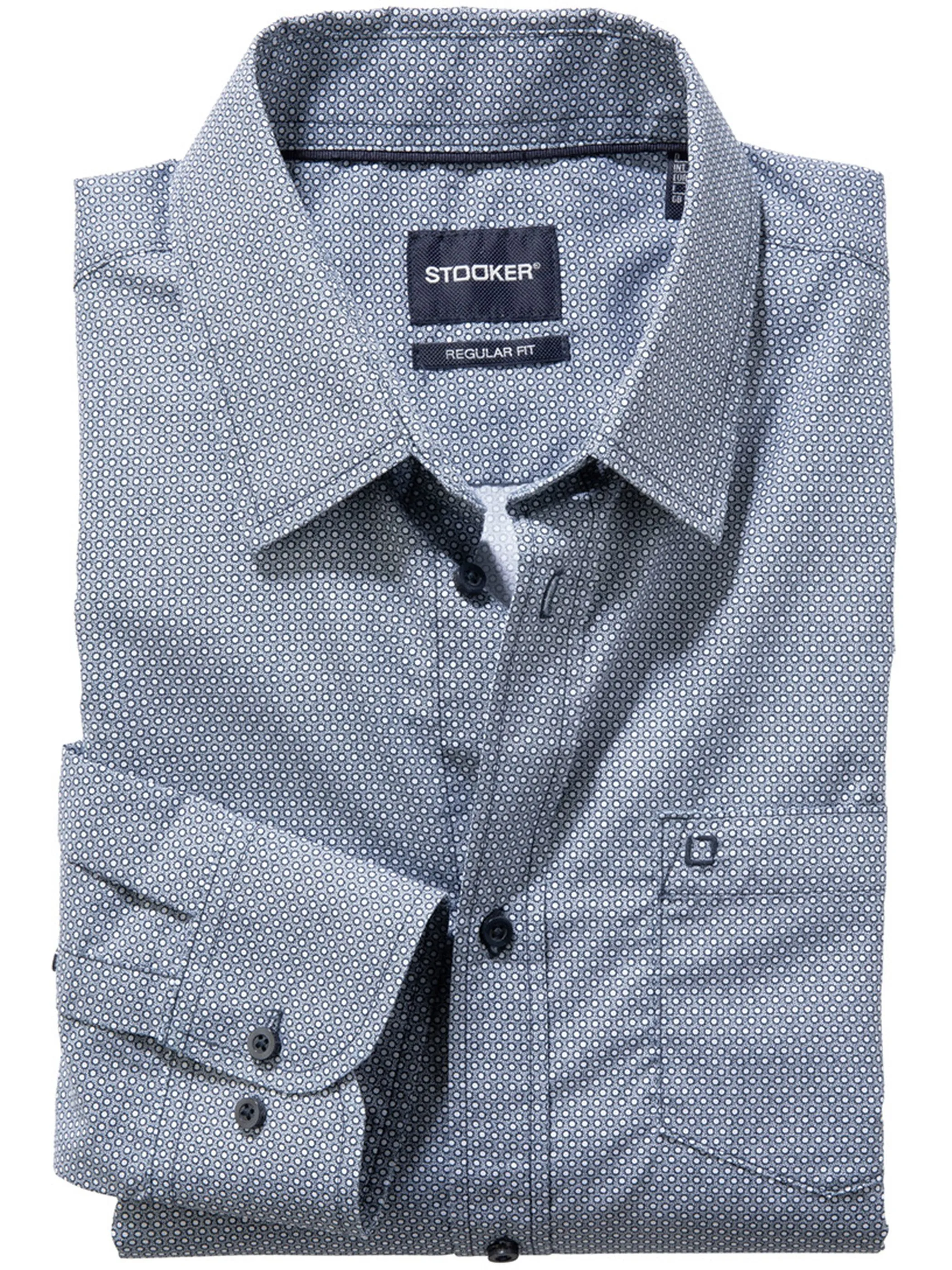 Stooker HAKA 73150330009606 He. Bluse/Hemd, Marine 913864 9606 1