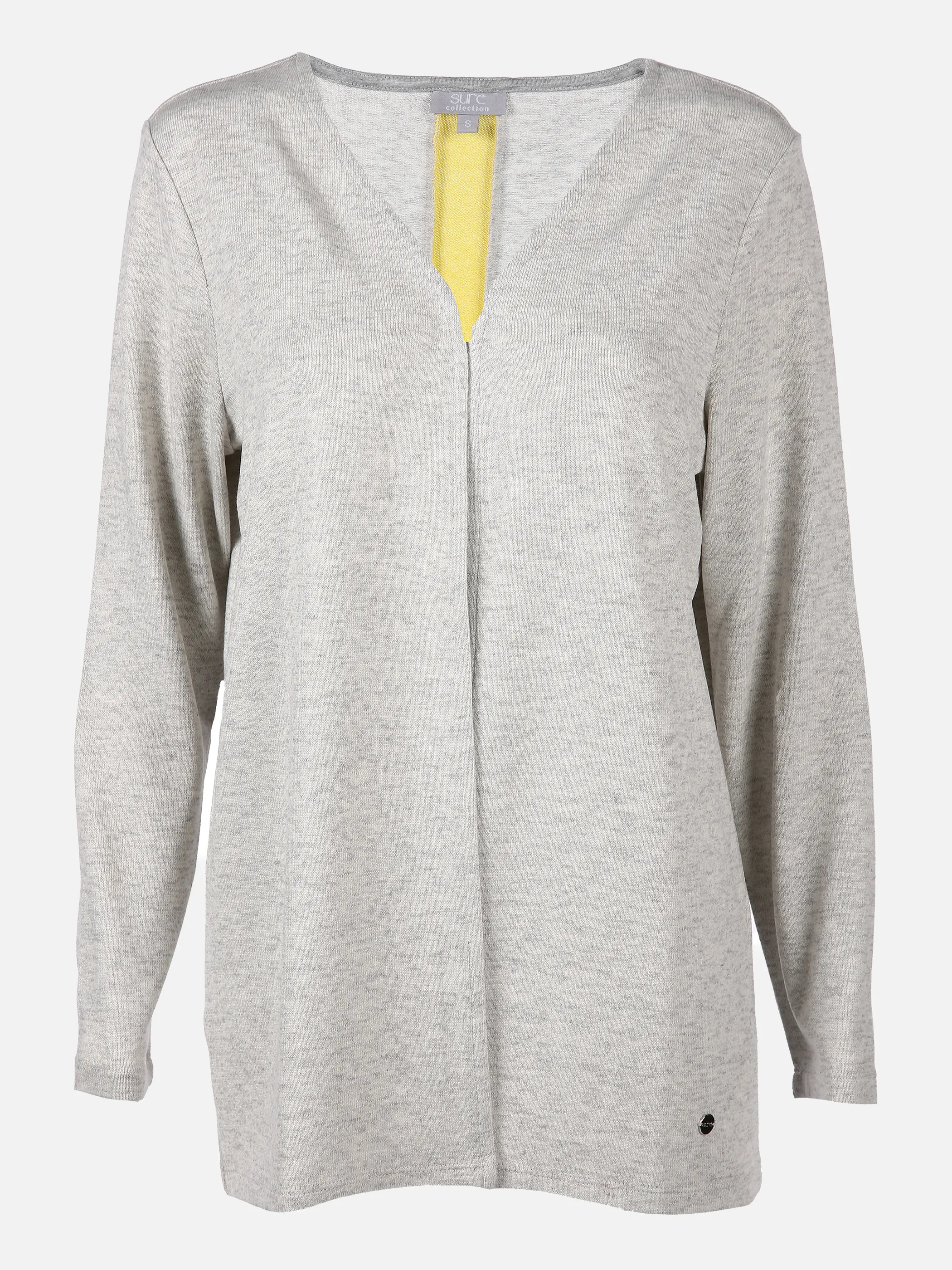 SURE Collection Da-Cardigan in Strickoptik Grau 834574 GREY MEL 1