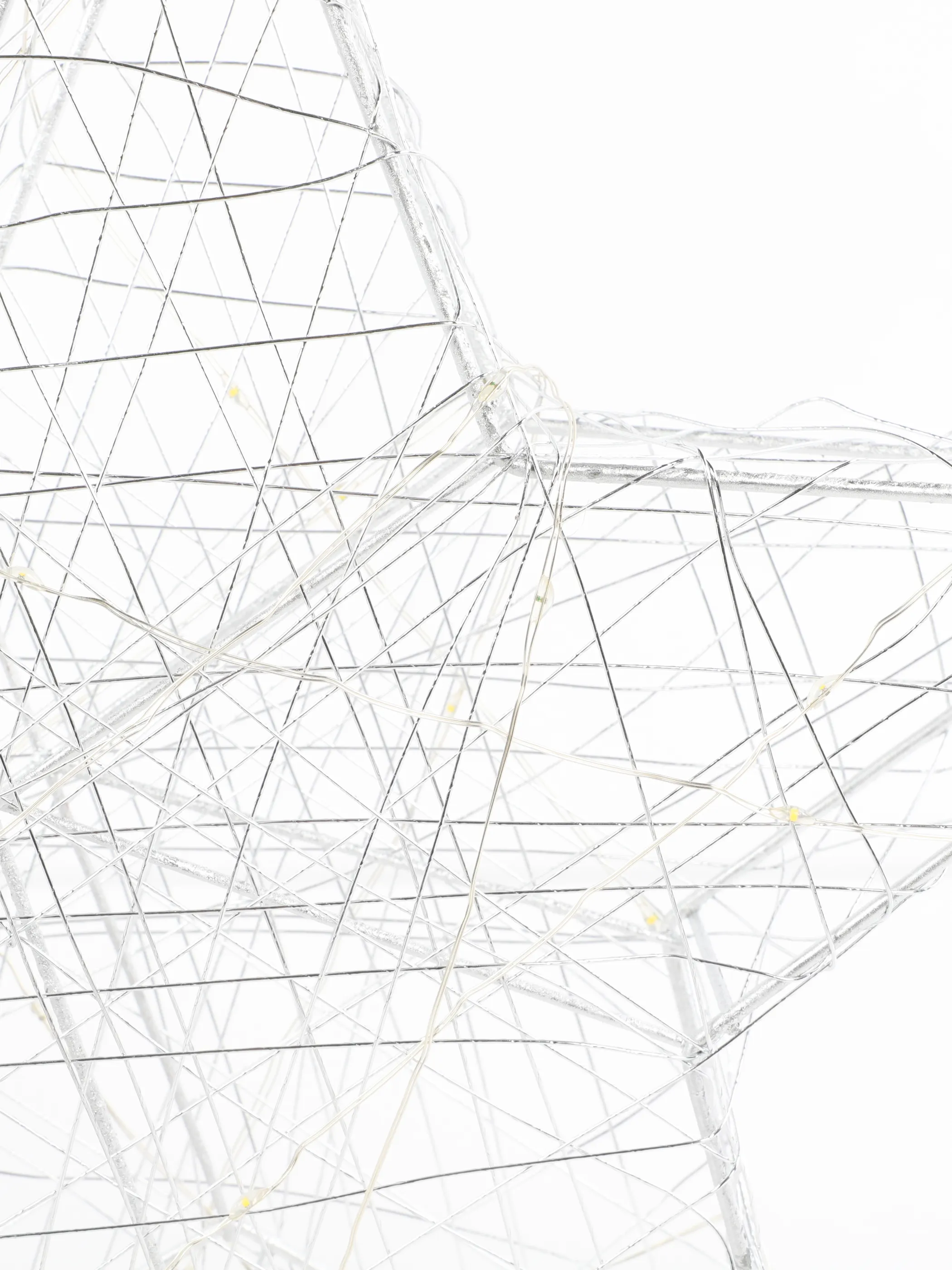 Weihnachten LED Stern Draht 30cm Weiß 901029 WEIß 2 Weihnachten LED Stern Draht 30cm Weiß 901029 WEIß 2