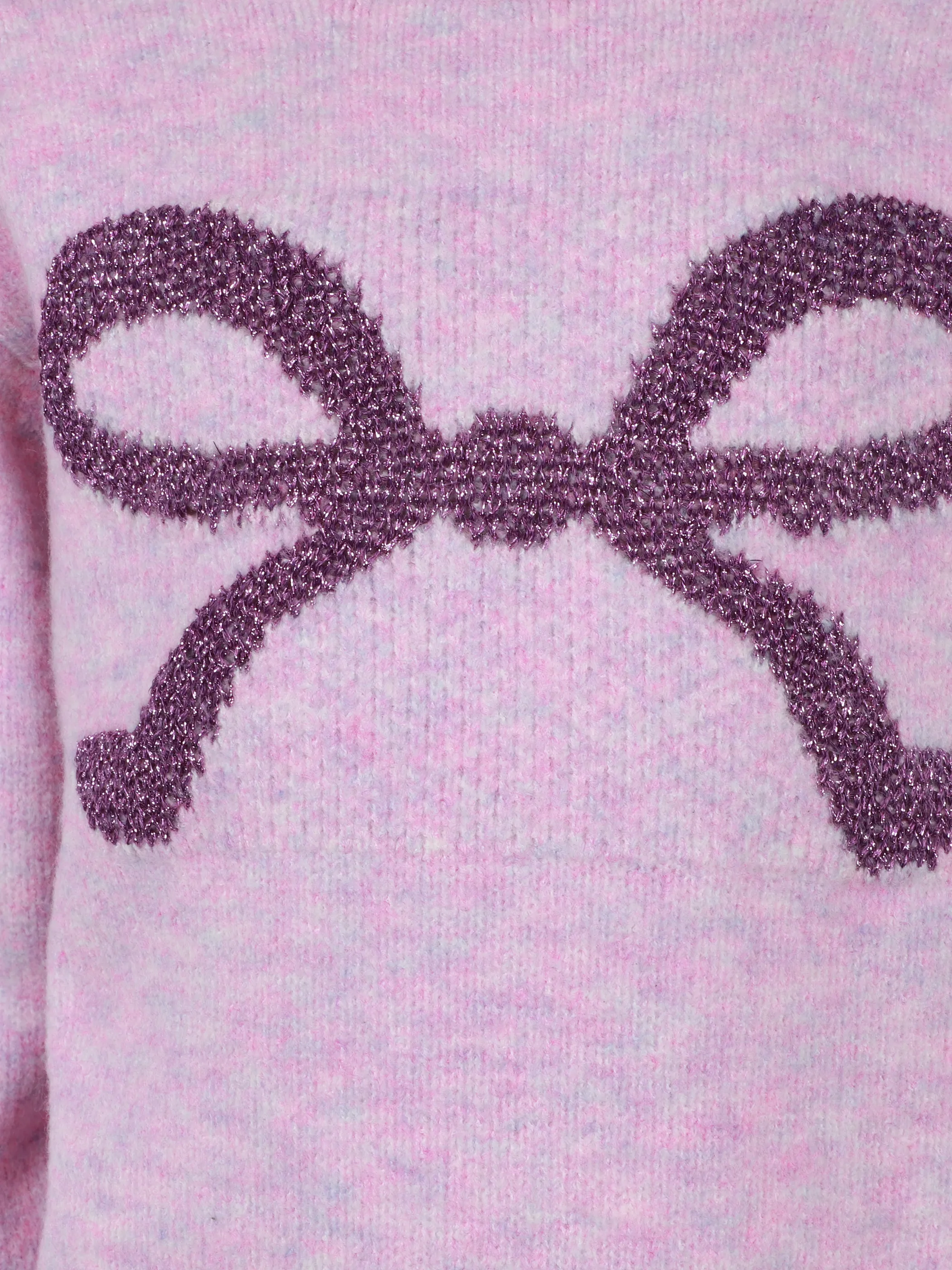 One Way KM Strickpullover mit Schleifen FP in rosa Pink 932163 PINK 3