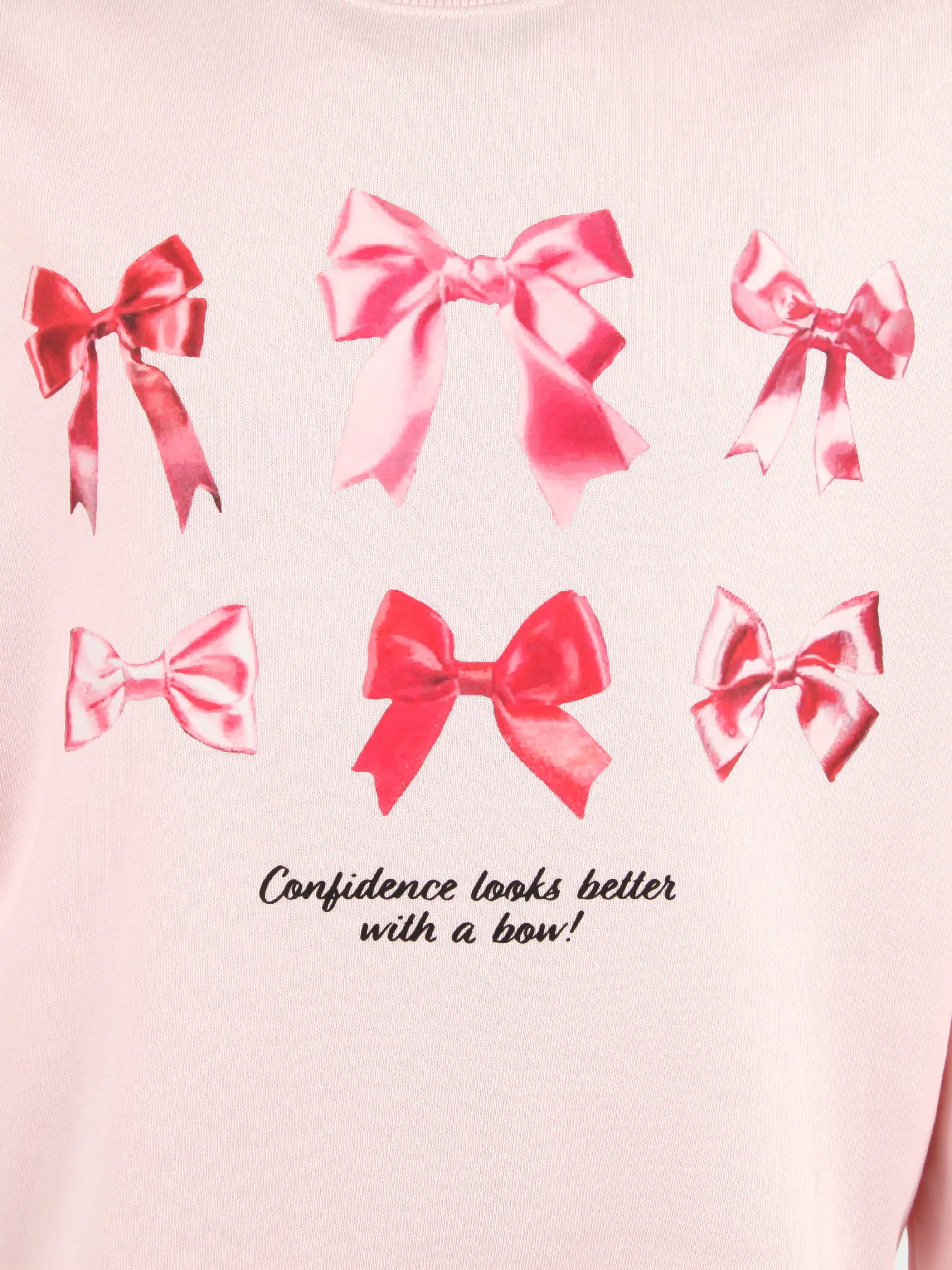 One Way TG Sweatshirt mit Schleifenprint in rosa Rosa 921656 ROSA/ROT 3