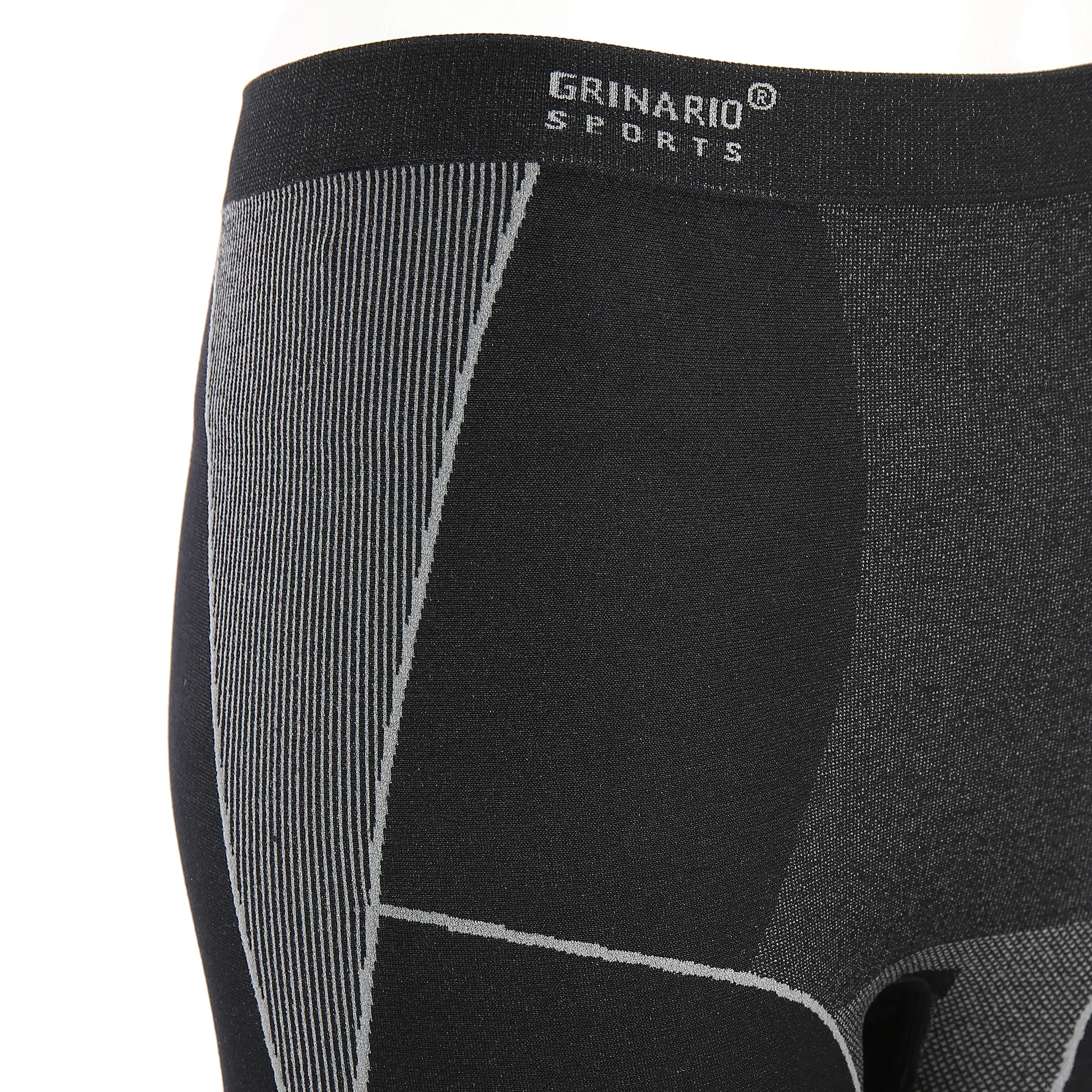 Grinario Sports Da-Lange Unterhose Schwarz 795988 SCHWARZ 3 Grinario Sports Da-Lange Unterhose Schwarz 795988 SCHWARZ 3