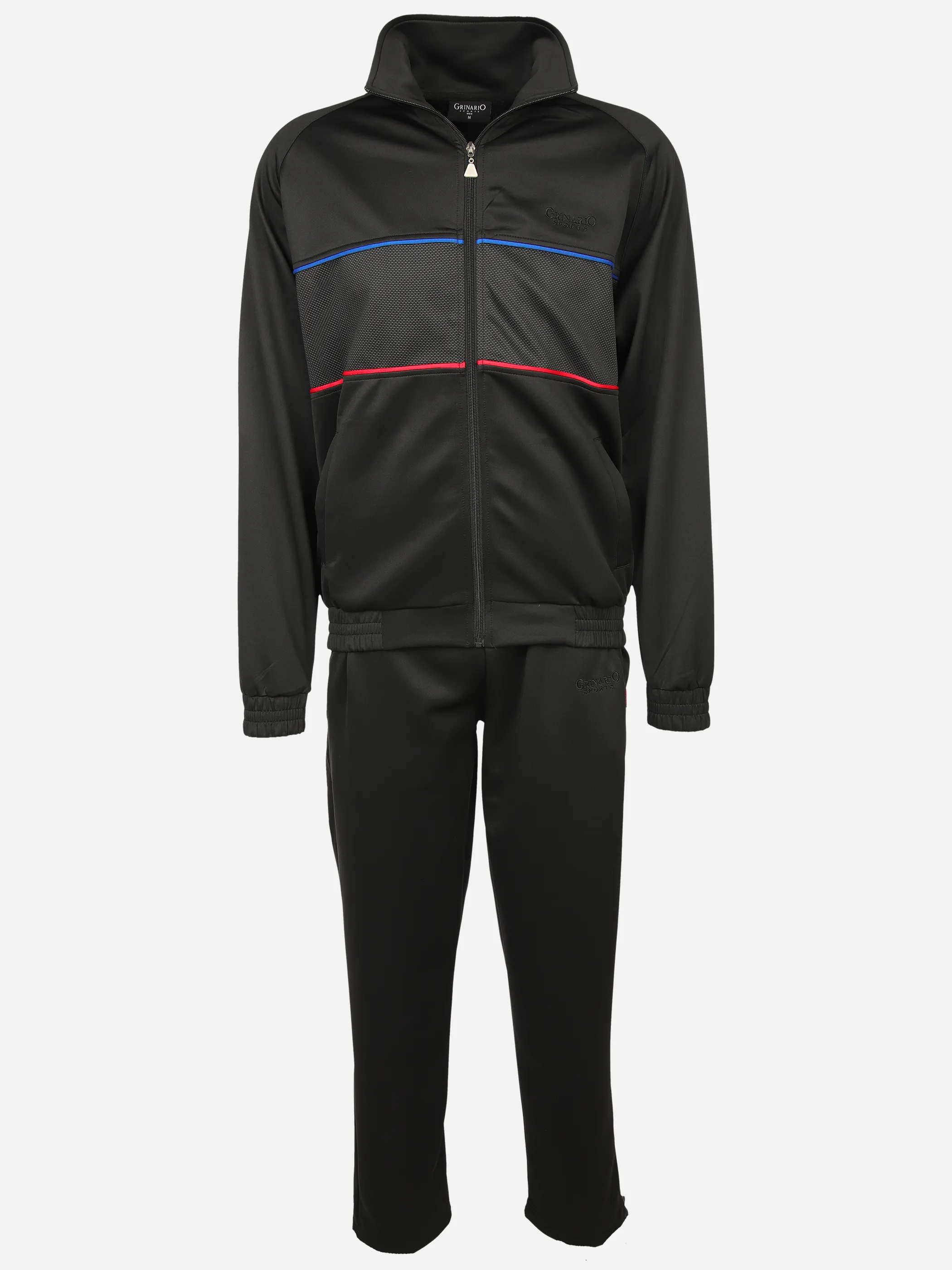 Grinario Sports He- Trainingsanzug Schwarz 904420 SCHWARZ 1 Grinario Sports He- Trainingsanzug Schwarz 904420 SCHWARZ 1