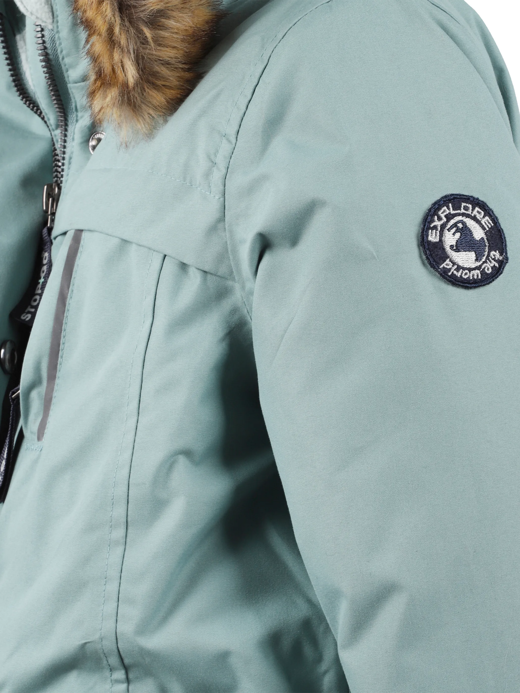 Stop + Go MG Kapuzenjacke in salbei mit Grün 868485 SALBEI 3 Stop + Go MG Kapuzenjacke in salbei mit Grün 868485 SALBEI 3