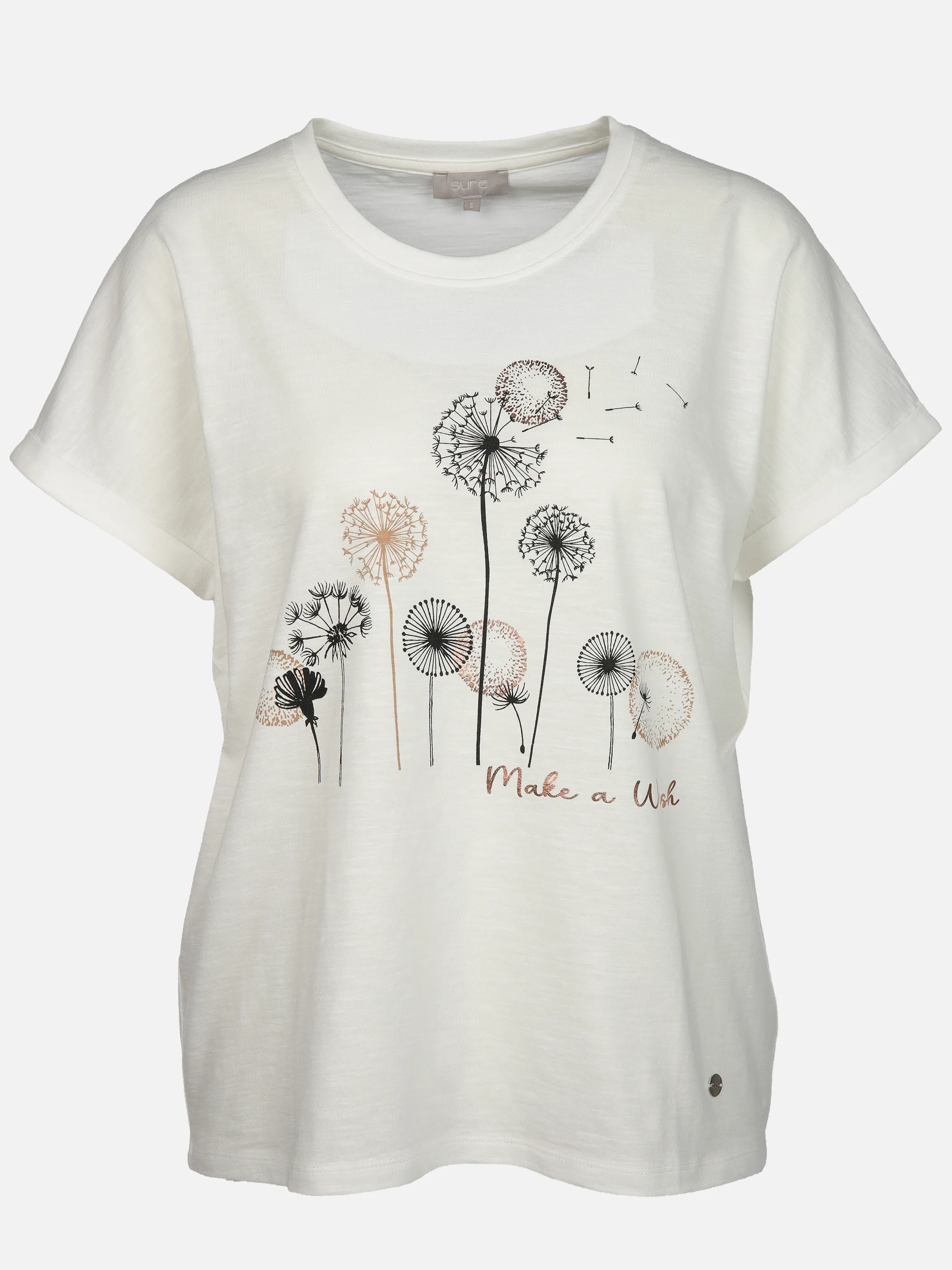 Sure Da-Shirt m. Frontprint Weiß 907366 EC 1
