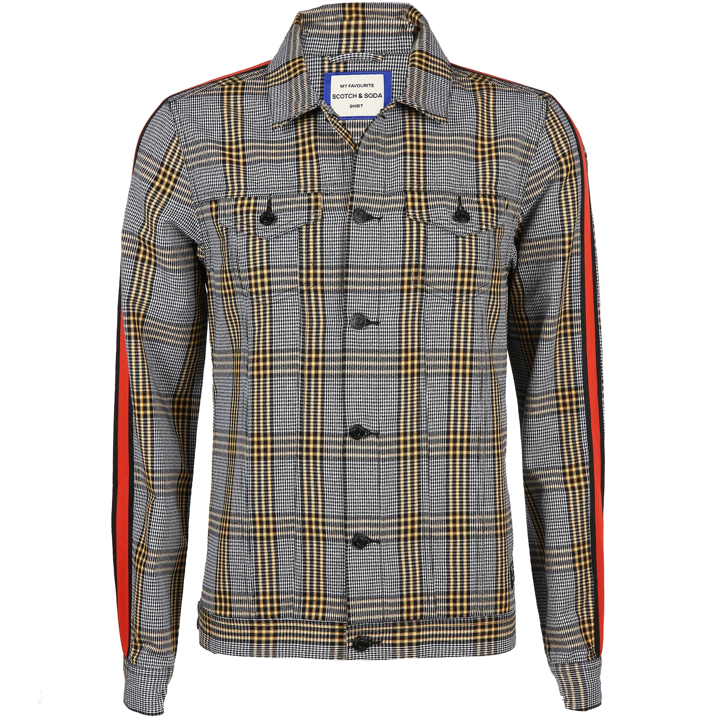 Scotch & Soda 148861 YF-He-trucker Jacke Grau 816289 0217 1 Scotch & Soda 148861 YF-He-trucker Jacke Grau 816289 0217 1