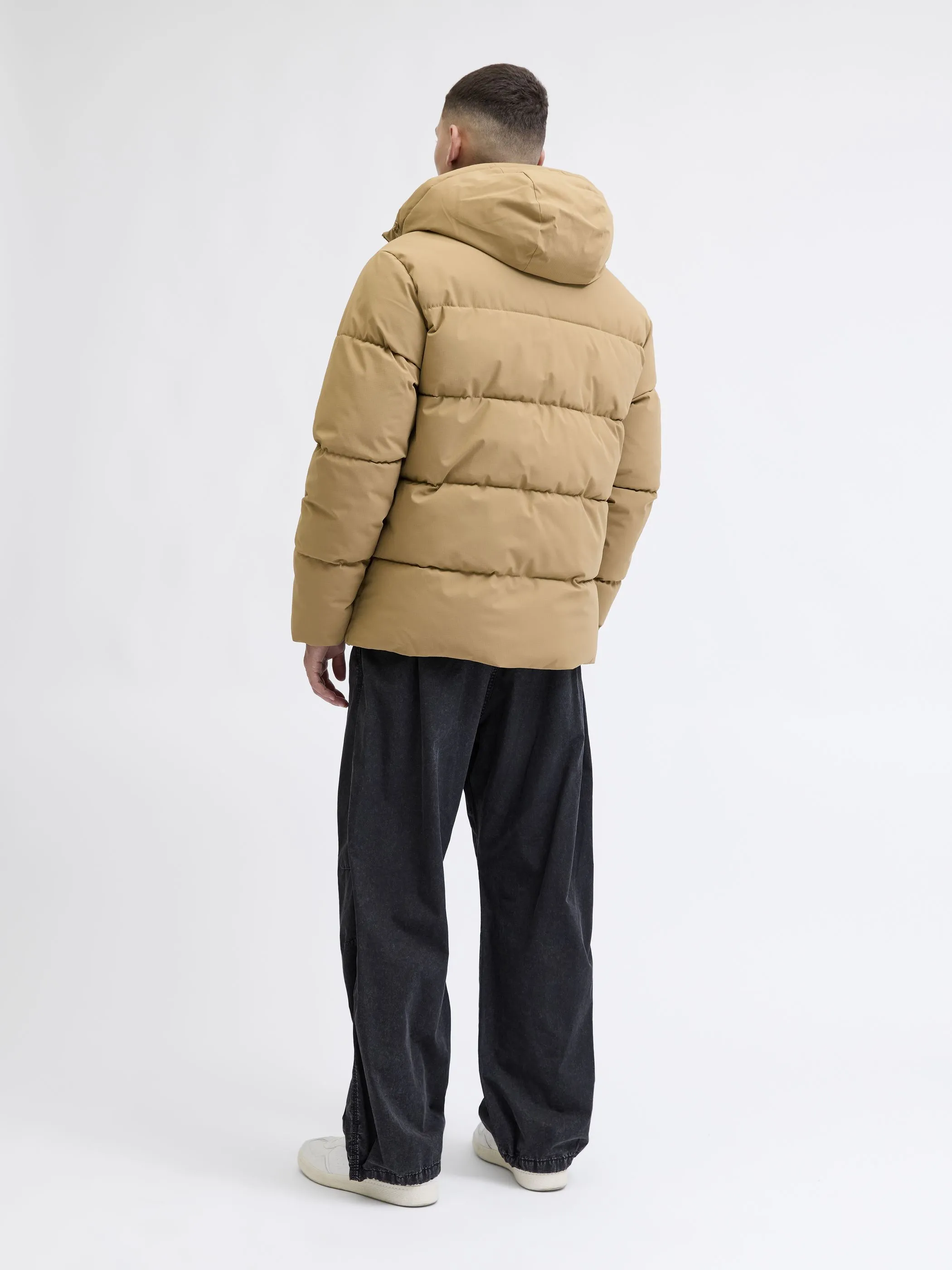 Jack Jones 12283517 JJGLOBAL PUFFER JACKE Braun 915257 176005 3