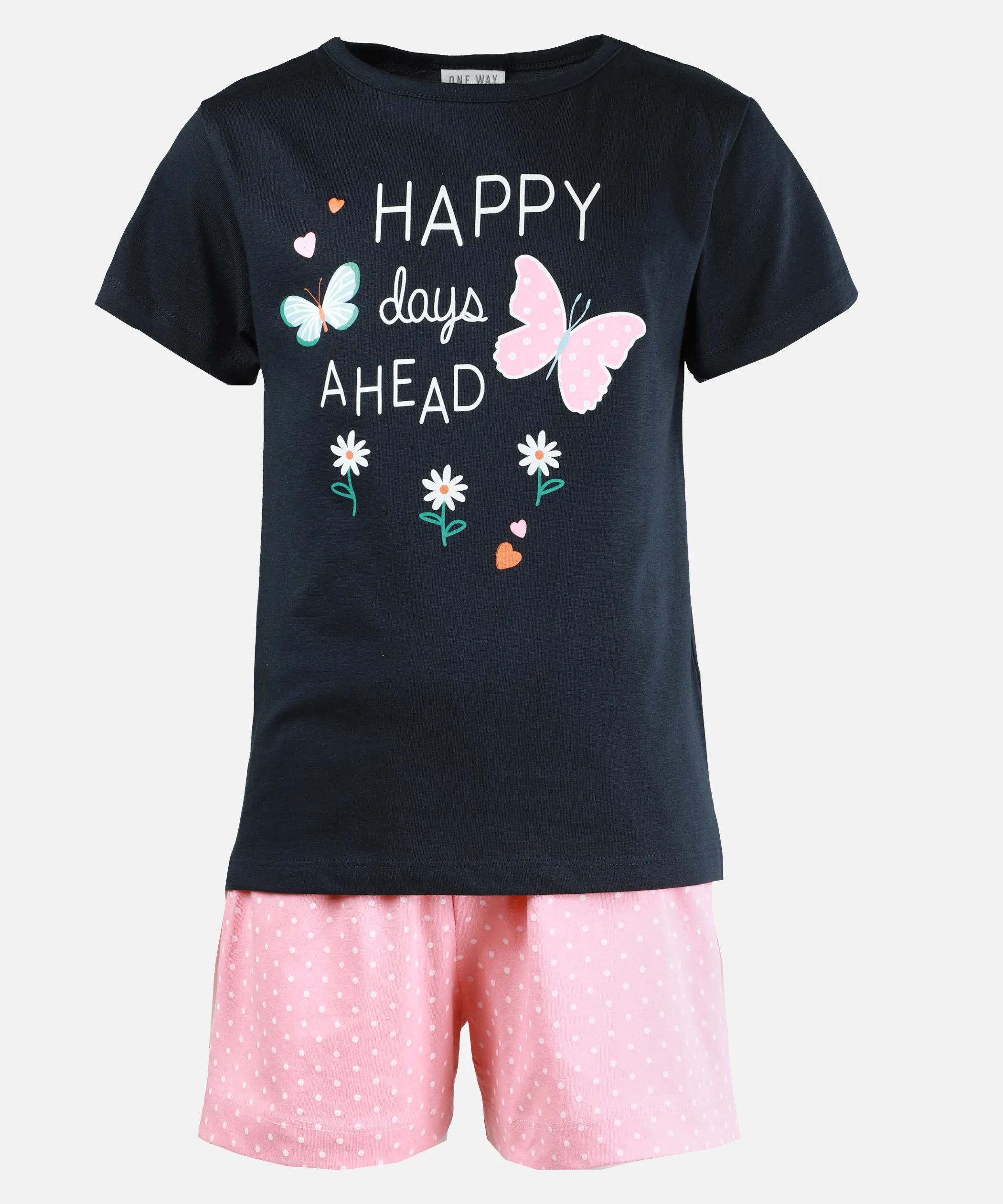 One Way KM Shorty Happy Days Blau 923370 NAVY 1