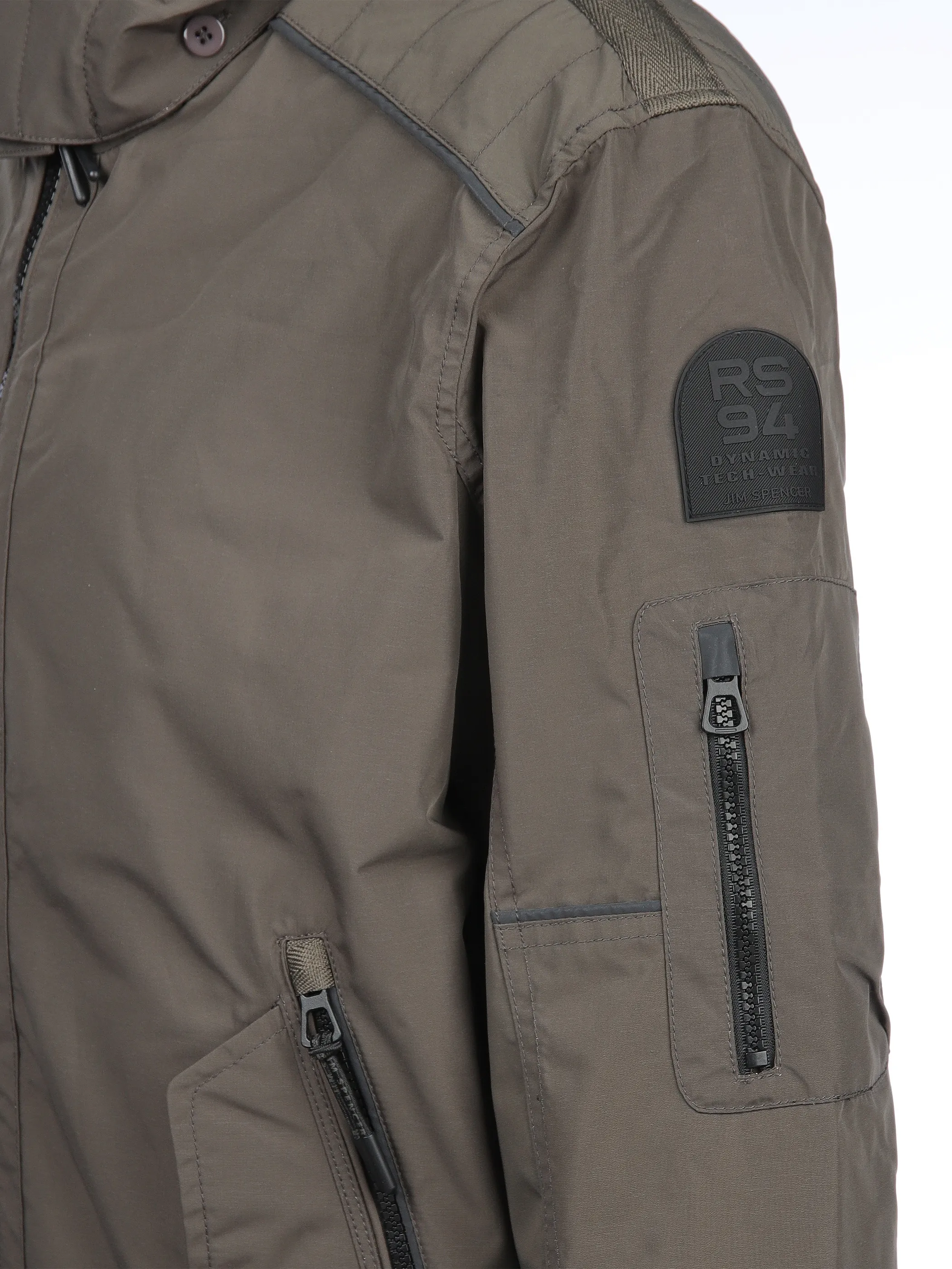 Jim Spencer He. Funktionsblouson Kapuze Oliv 903761 KHAKI 4 Jim Spencer He. Funktionsblouson Kapuze Oliv 903761 KHAKI 4