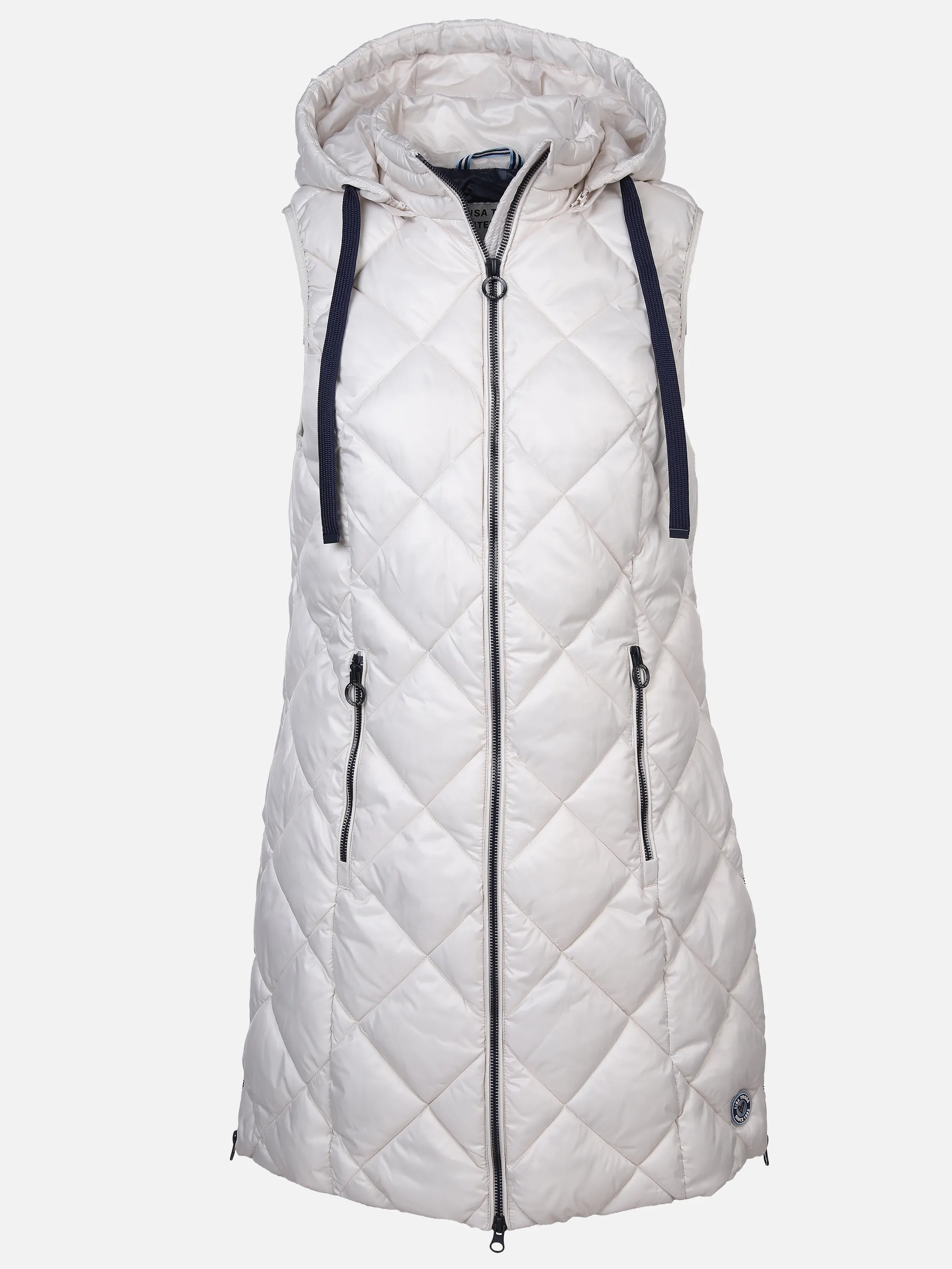 Lisa Tossa Da-Weste m. abnehmbarer Kapuze Weiß 889140 OFF WHITE 1