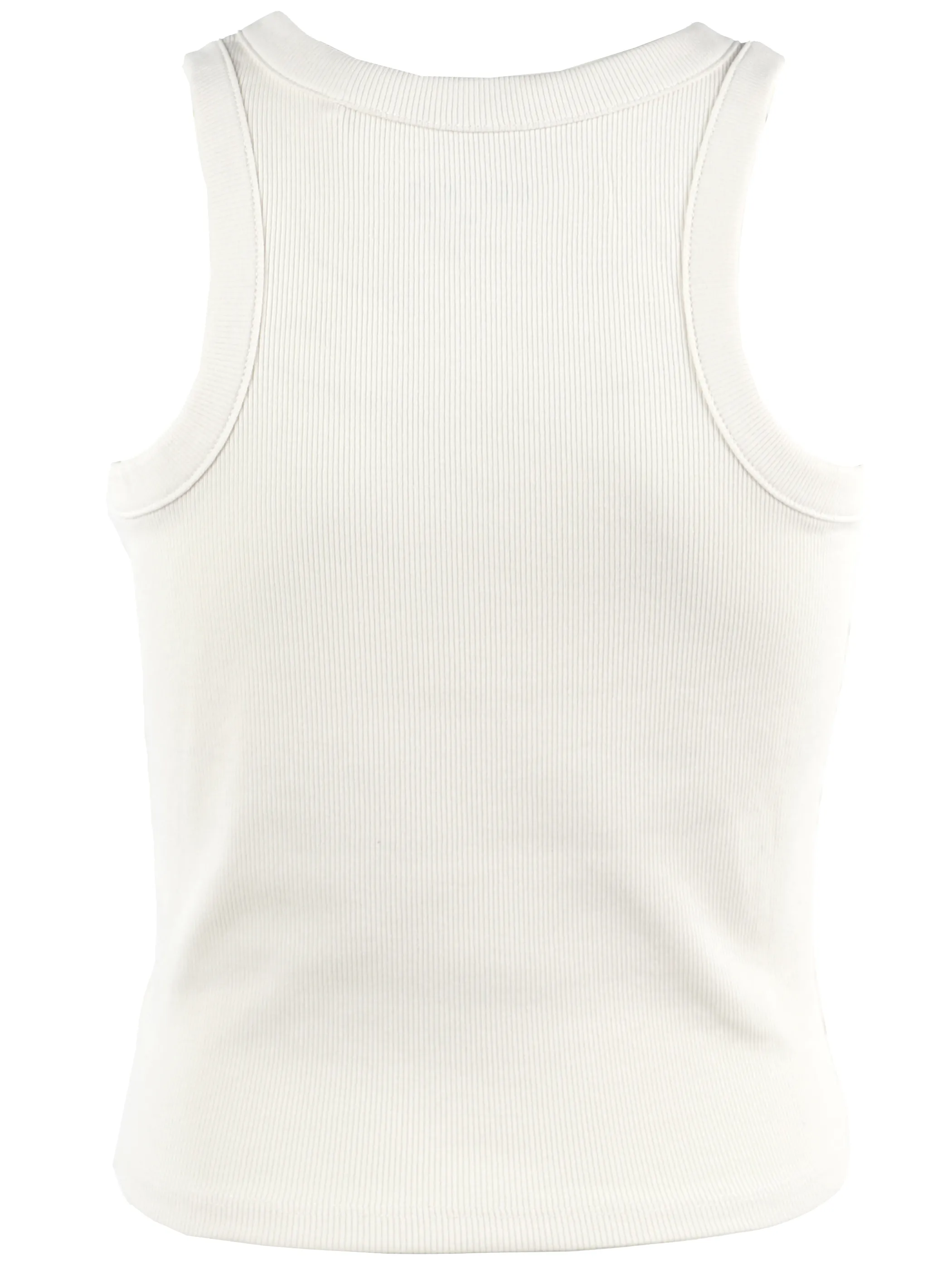 One Way JM Ripp-Top mit Erdbeeren-Print in offwhite Weiß 910005 OFFWHITE 2