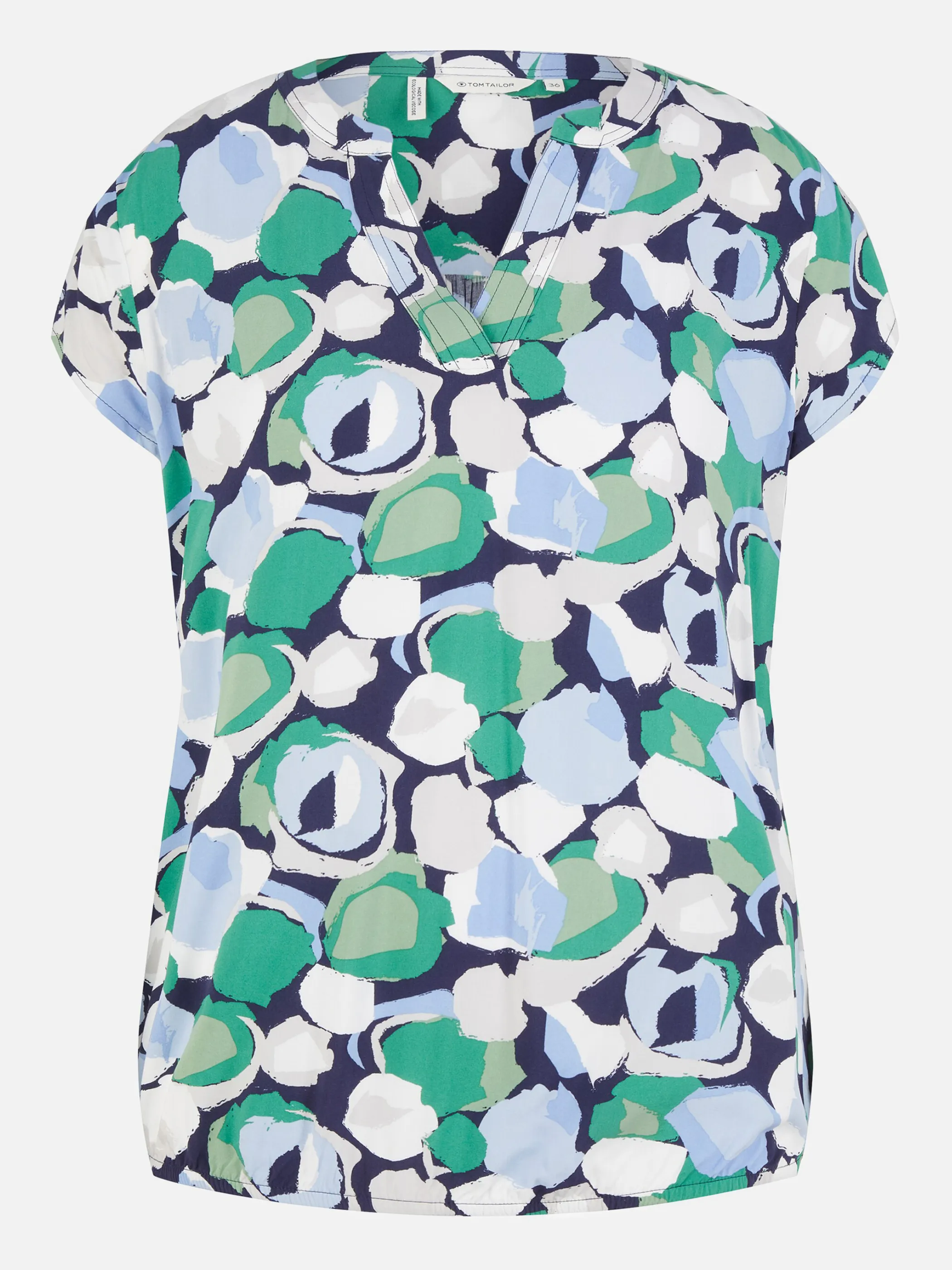 Tom Tailor 1035245 NOS blouse printed Grün 874837 31572 1