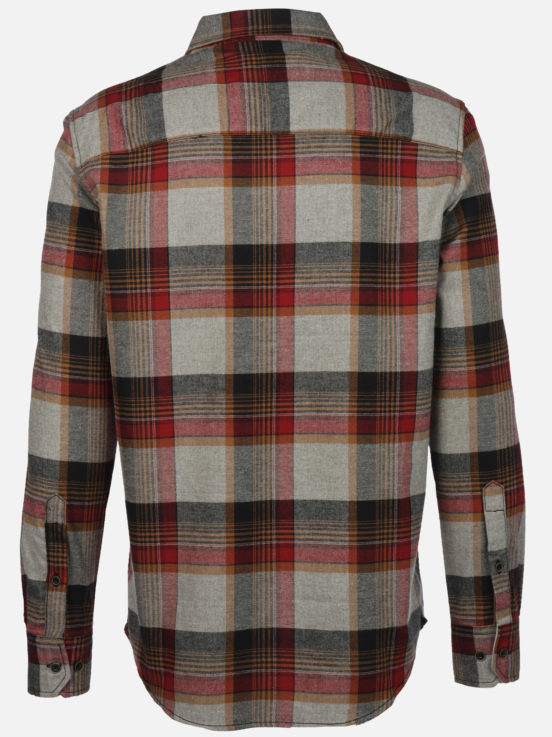 Jim Spencer He. Flanellhemd 1/1 Arm Premium Rot 915563 RED MEL 2 Jim Spencer He. Flanellhemd 1/1 Arm Premium Rot 915563 RED MEL 2