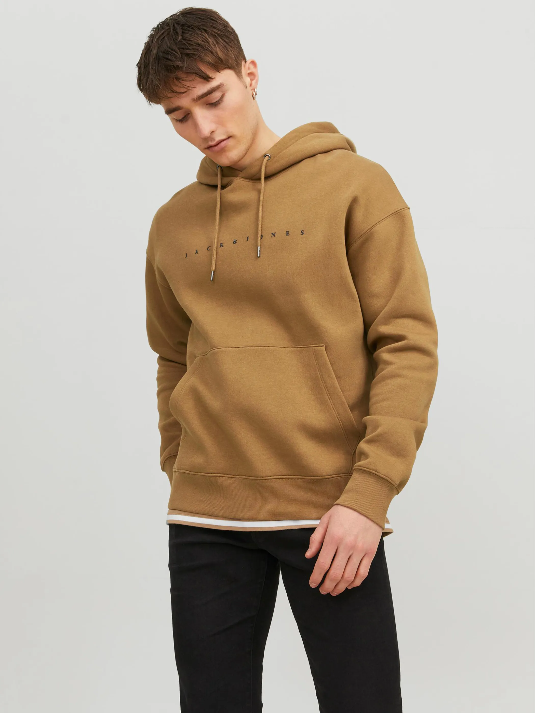 Jack Jones 12233972 JJESTAR JJ SWEAT HOOD Braun 878876 176067 3 Jack Jones 12233972 JJESTAR JJ SWEAT HOOD Braun 878876 176067 3