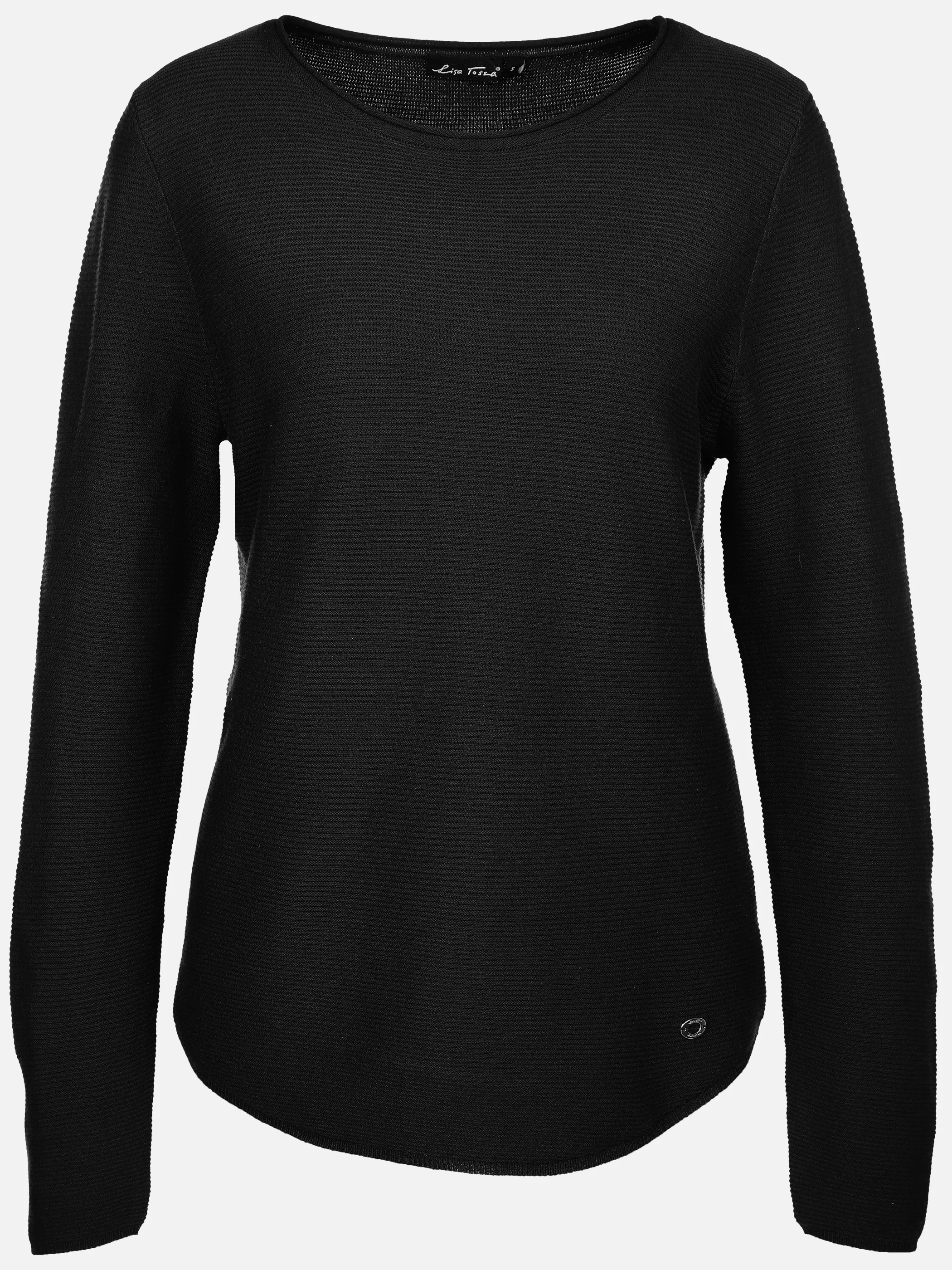 Lisa Tossa Da-Struktur-Pullover Schwarz 905176 SCHWARZ 1