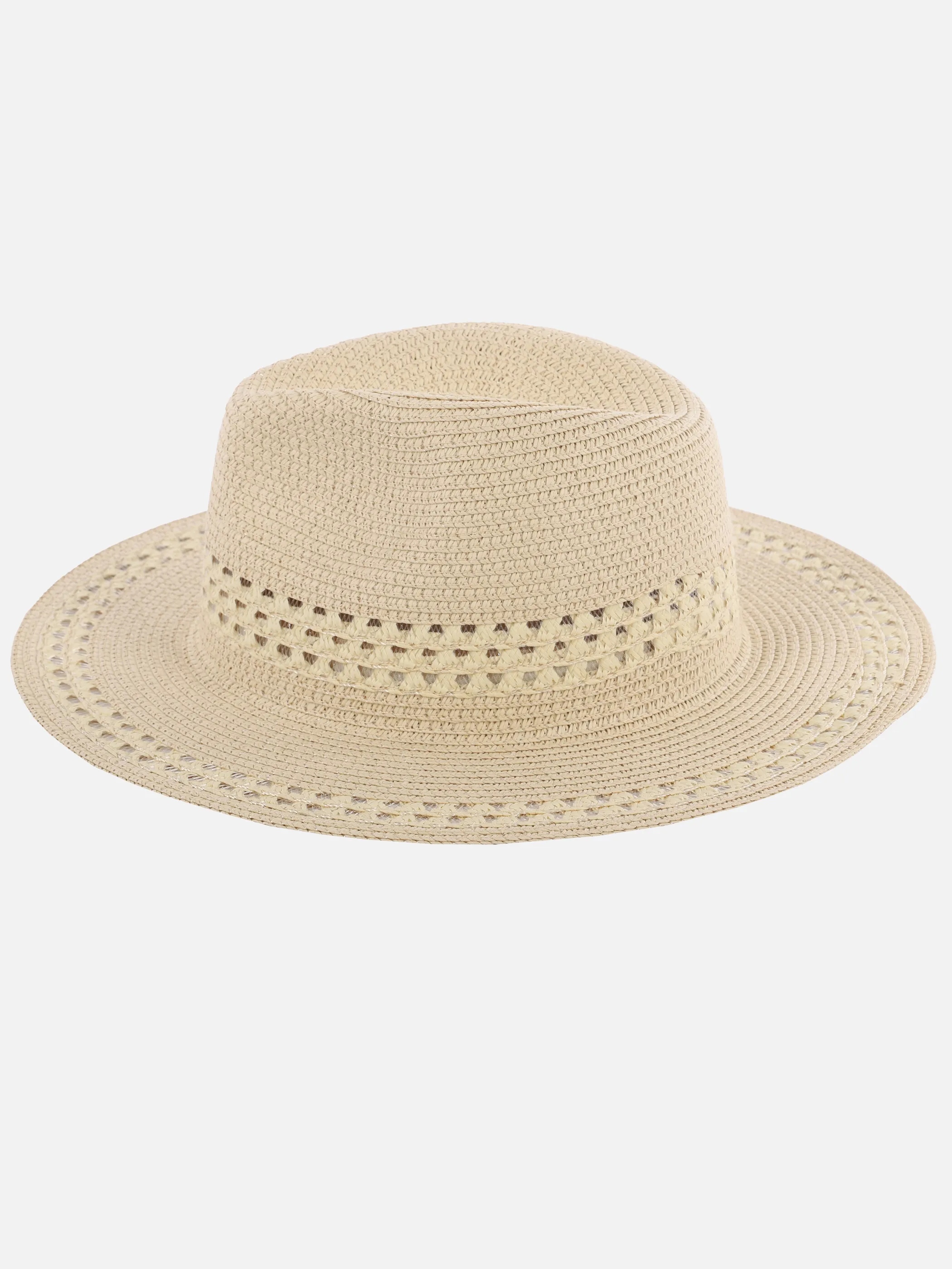 Lisa Tossa Da-Strohhut m. Lochdetail Beige 894145 NATUR 2