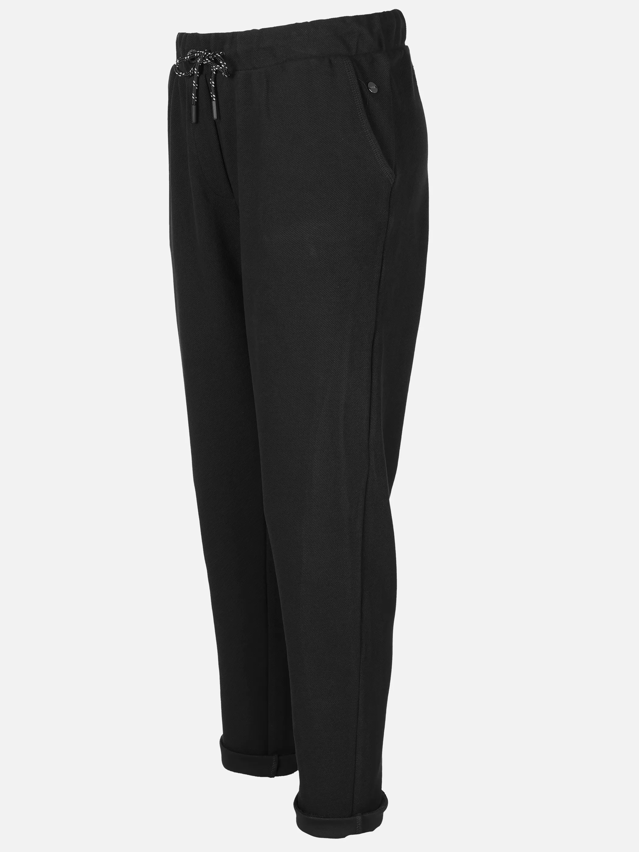 Sure Da-Joggpant in strukturierter Ware Schwarz 920694 BLACK 3