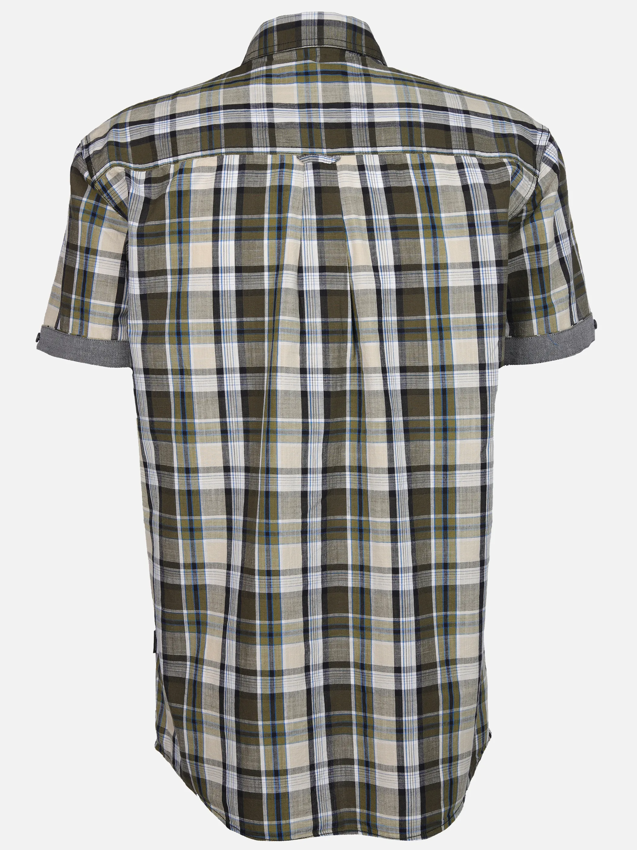 Jim Spencer He. Freizeithemd 1/2 Arm yd gemustert Oliv 908750 OLIVE 2 Jim Spencer He. Freizeithemd 1/2 Arm yd gemustert Oliv 908750 OLIVE 2