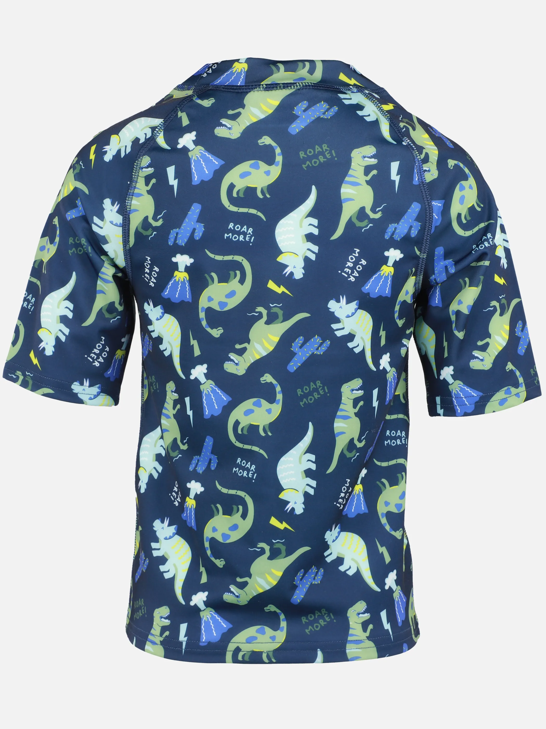 Grinario Sports KJ- T-shirt m. Dinoprint Blau 908875 BLAU 2