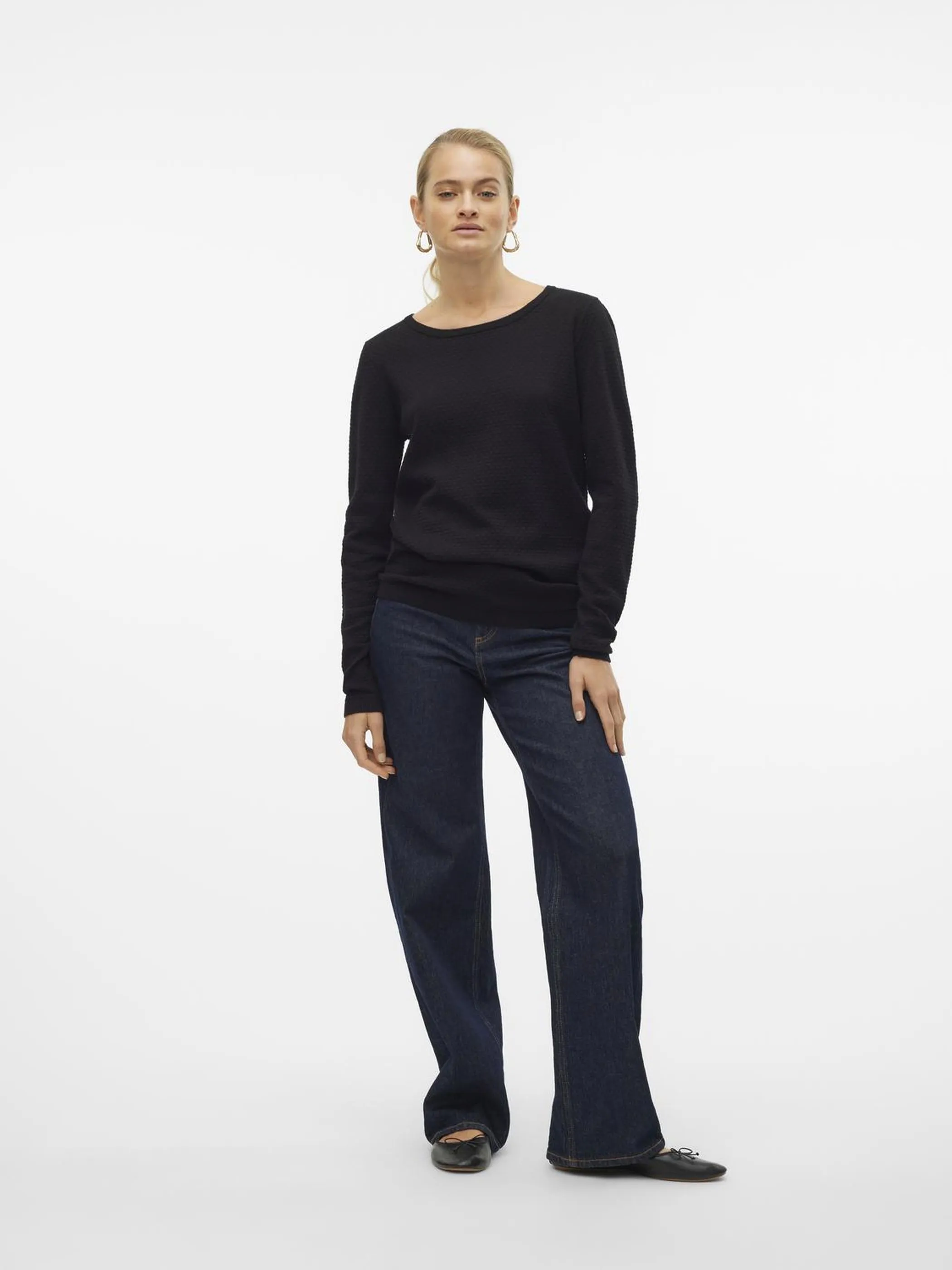 Vero Moda 10136644 VMCARE STRUCTURE LS O Schwarz 714739 177868 4