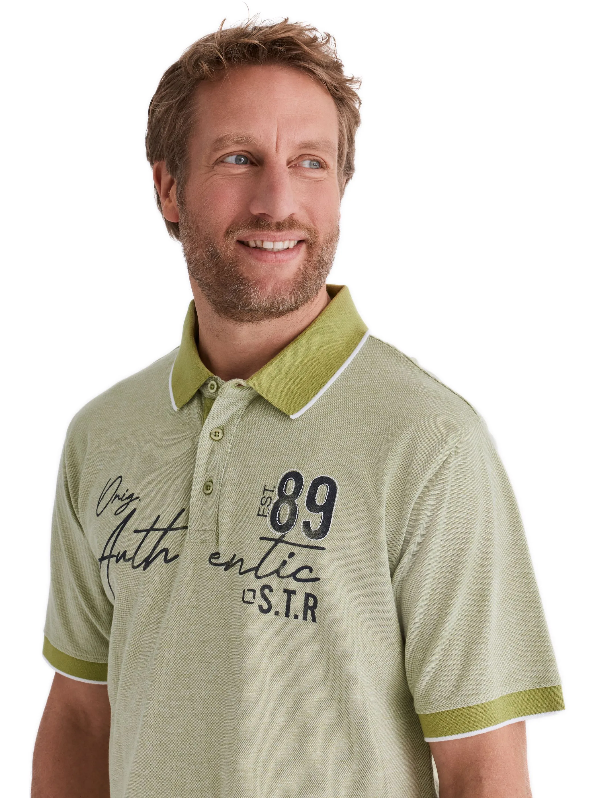 Stooker HAKA 74101210005352 He. Poloshirts, Grün 928379 5352 3