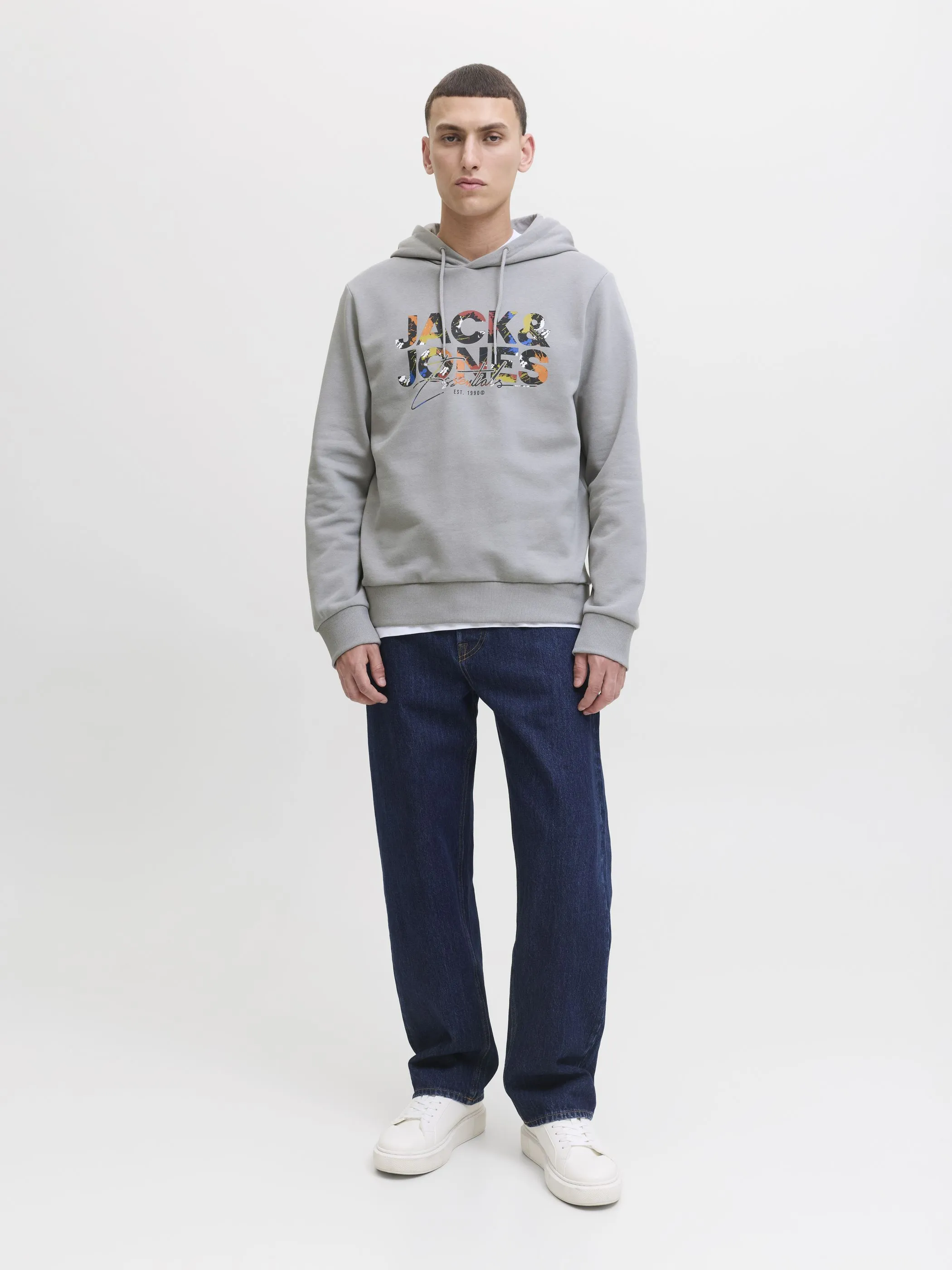 Jack Jones 12279119 JJGEPLAS SWEAT HOOD Grau 913159 278262 4 Jack Jones 12279119 JJGEPLAS SWEAT HOOD Grau 913159 278262 4