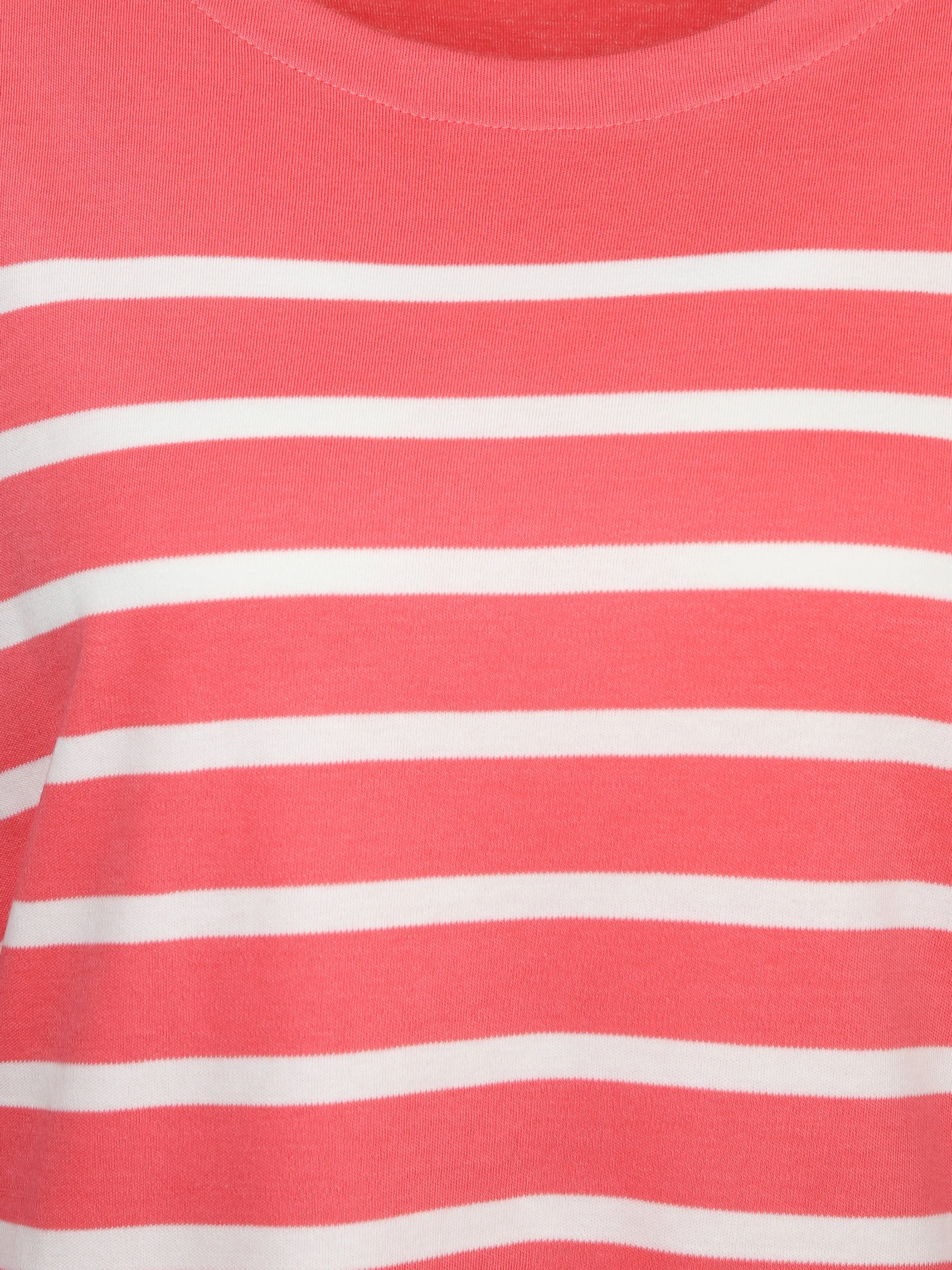 Sure Da-Streifenshirt m. 3/4 Arm Pink 889305 MELON OFF 3