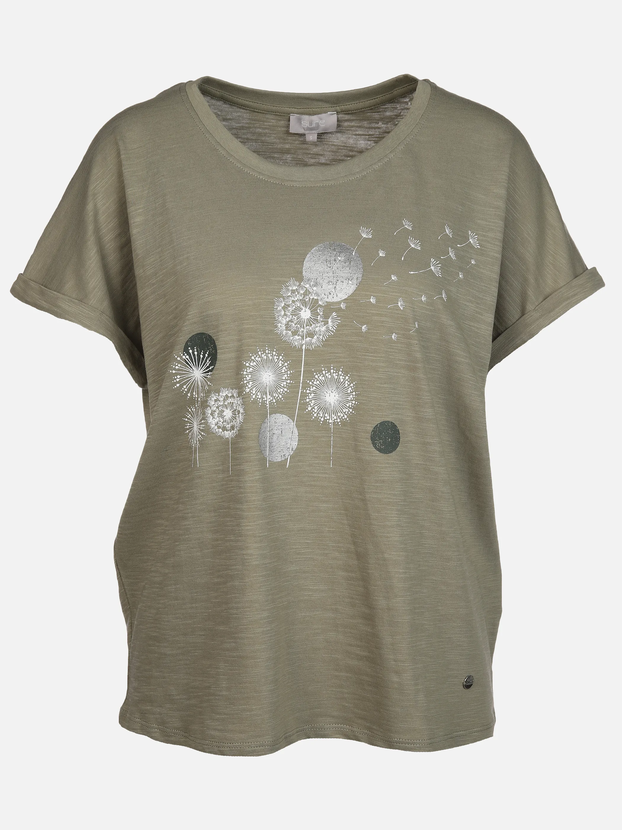 Sure Da-T-Shirt m. Frontartwork Salbei 873372 SALBEI 1 Sure Da-T-Shirt m. Frontartwork Salbei 873372 SALBEI 1