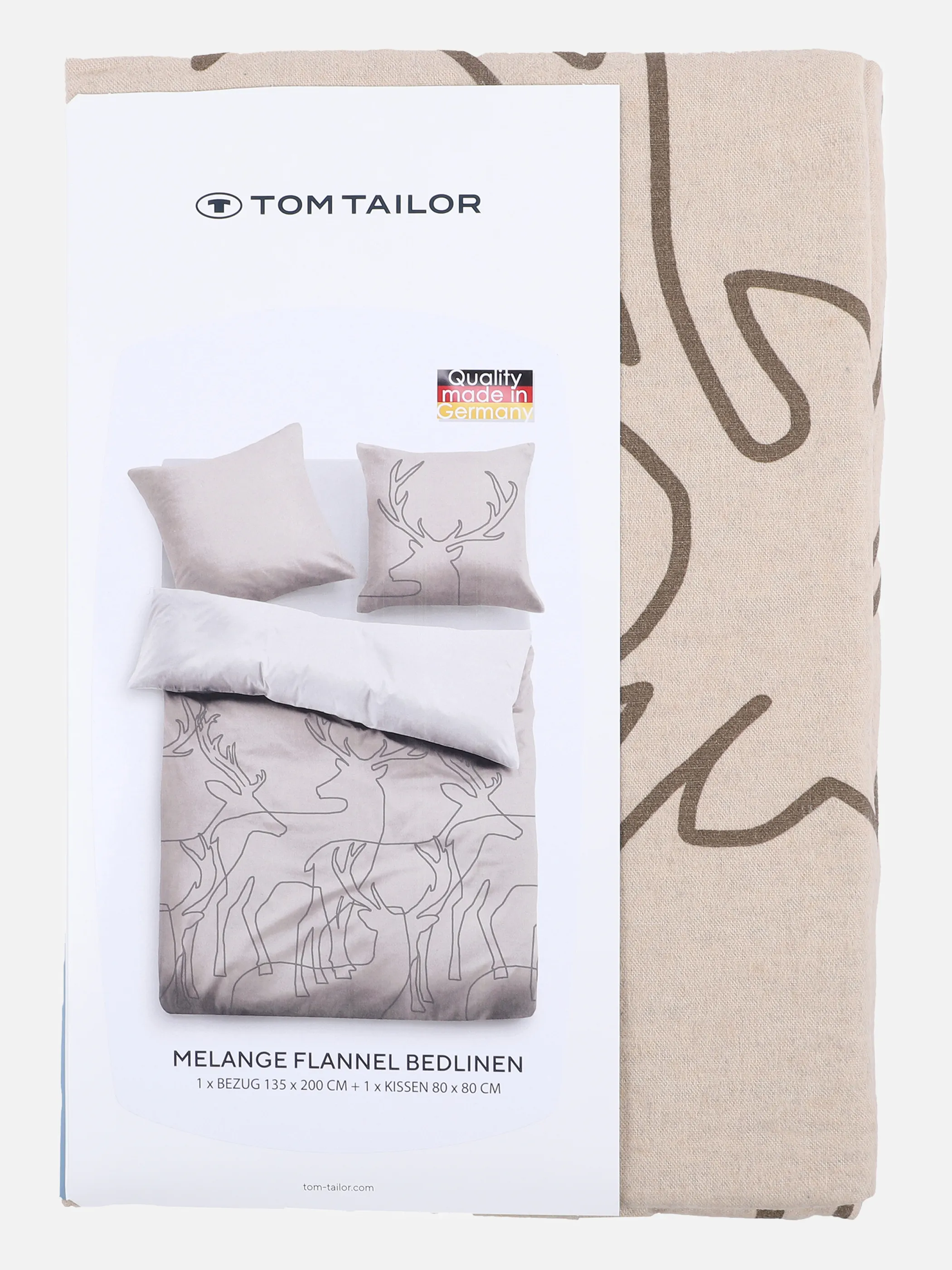 Tom Tailor Biberbettwäsche 135x200cm Grau 867639 NATUR/GRAU 3 Tom Tailor Biberbettwäsche 135x200cm Grau 867639 NATUR/GRAU 3