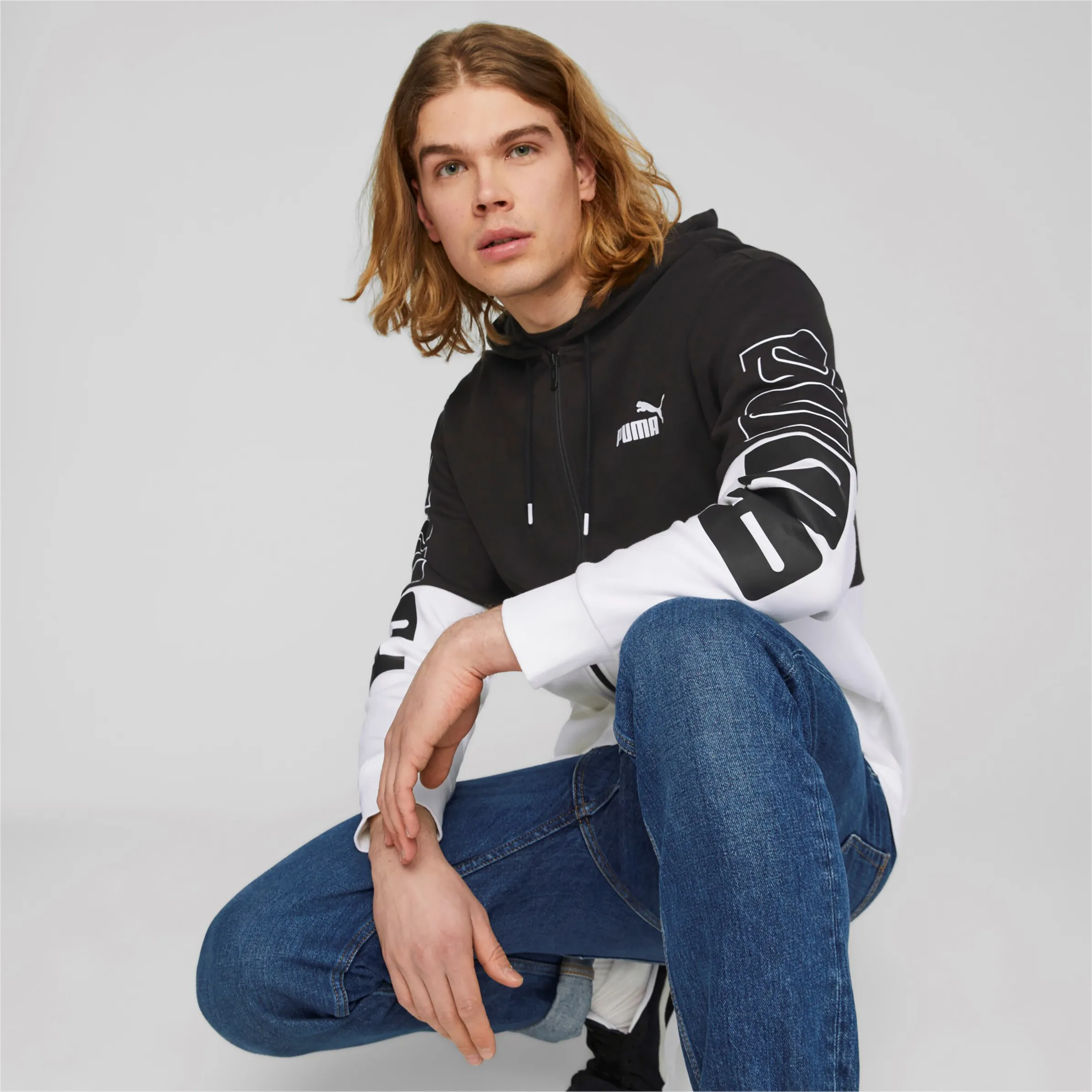 Puma 675911 He-Zip-Hoodie Schwarz 879356 01 4