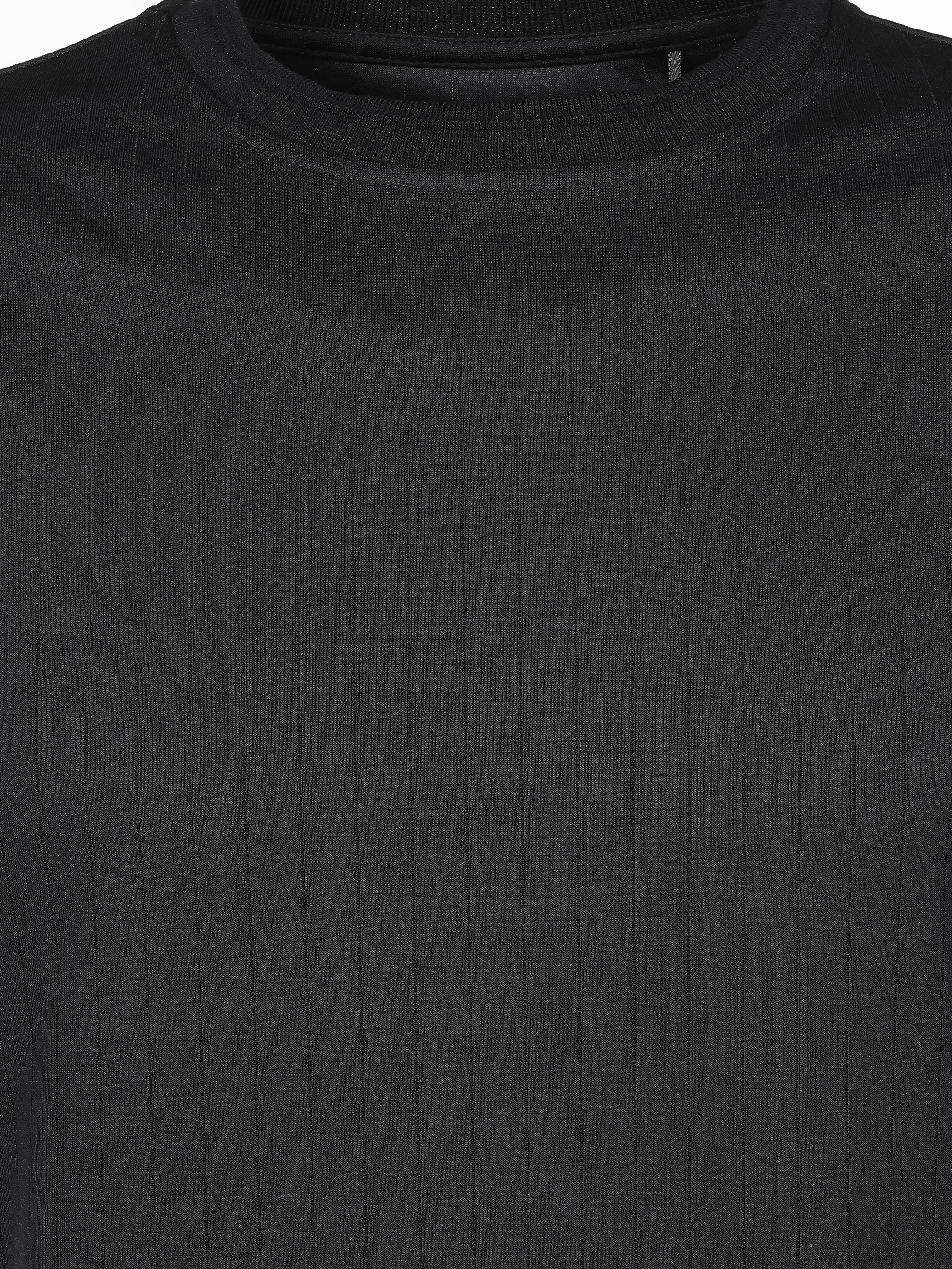 Jim Spencer He. T-Shirt 1/2 Arm dropneedle Schwarz 928821 BLACK 3