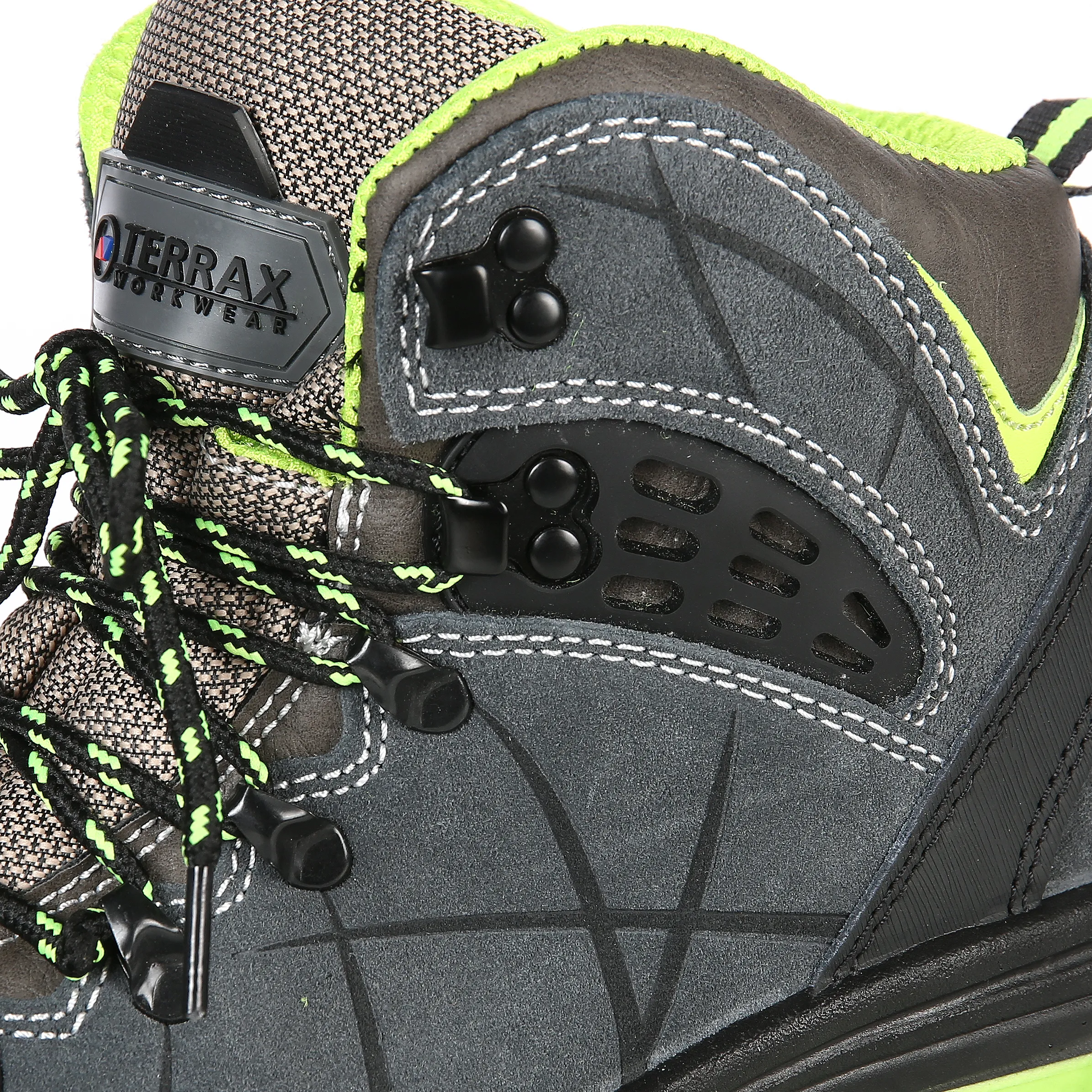 Worker He. Sicherheitsstiefel Grau 803475 GRAU/GRÜN 3