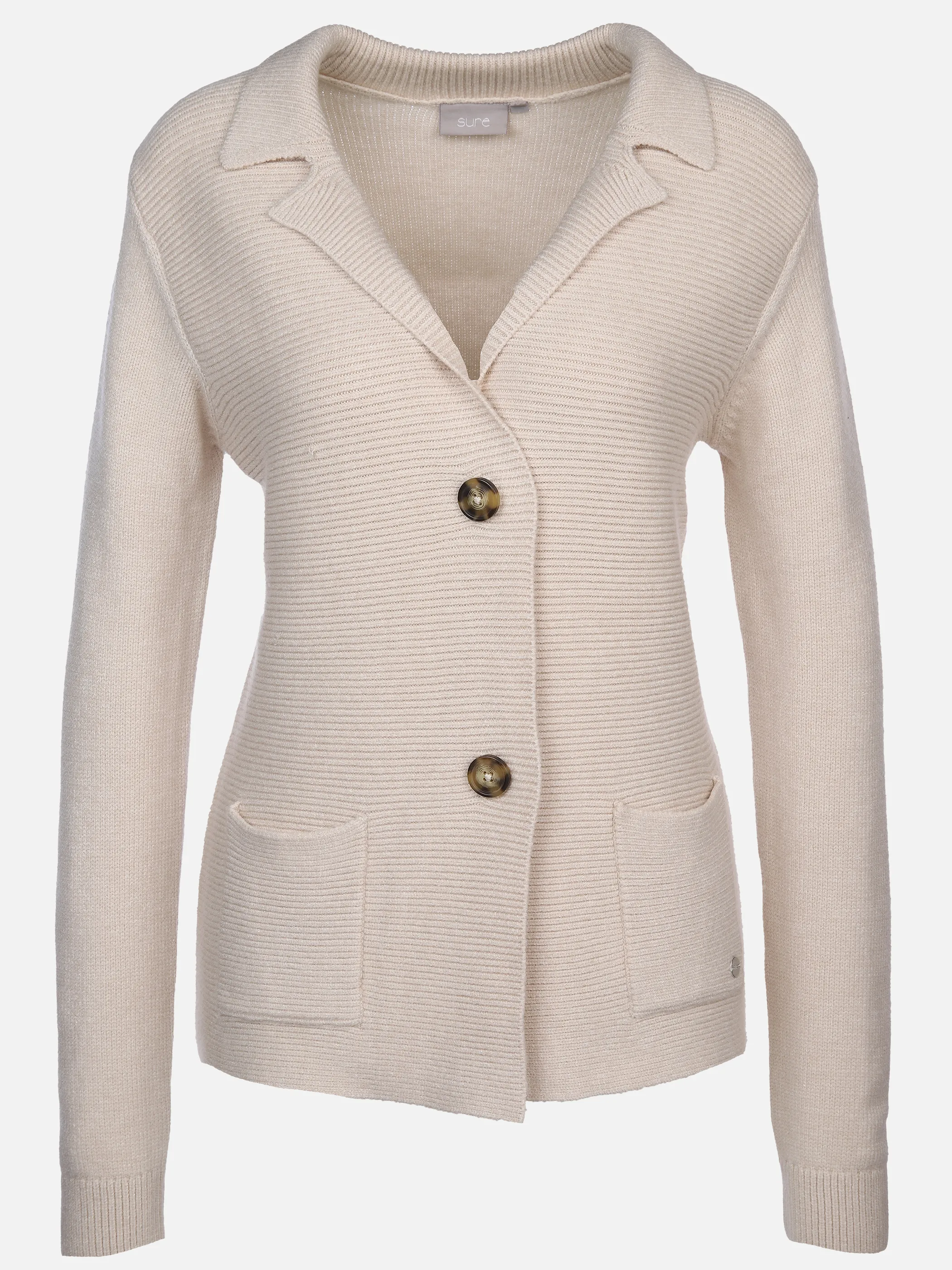 Sure Da-Strickblazer Beige 896757 BEIGE 1 Sure Da-Strickblazer Beige 896757 BEIGE 1