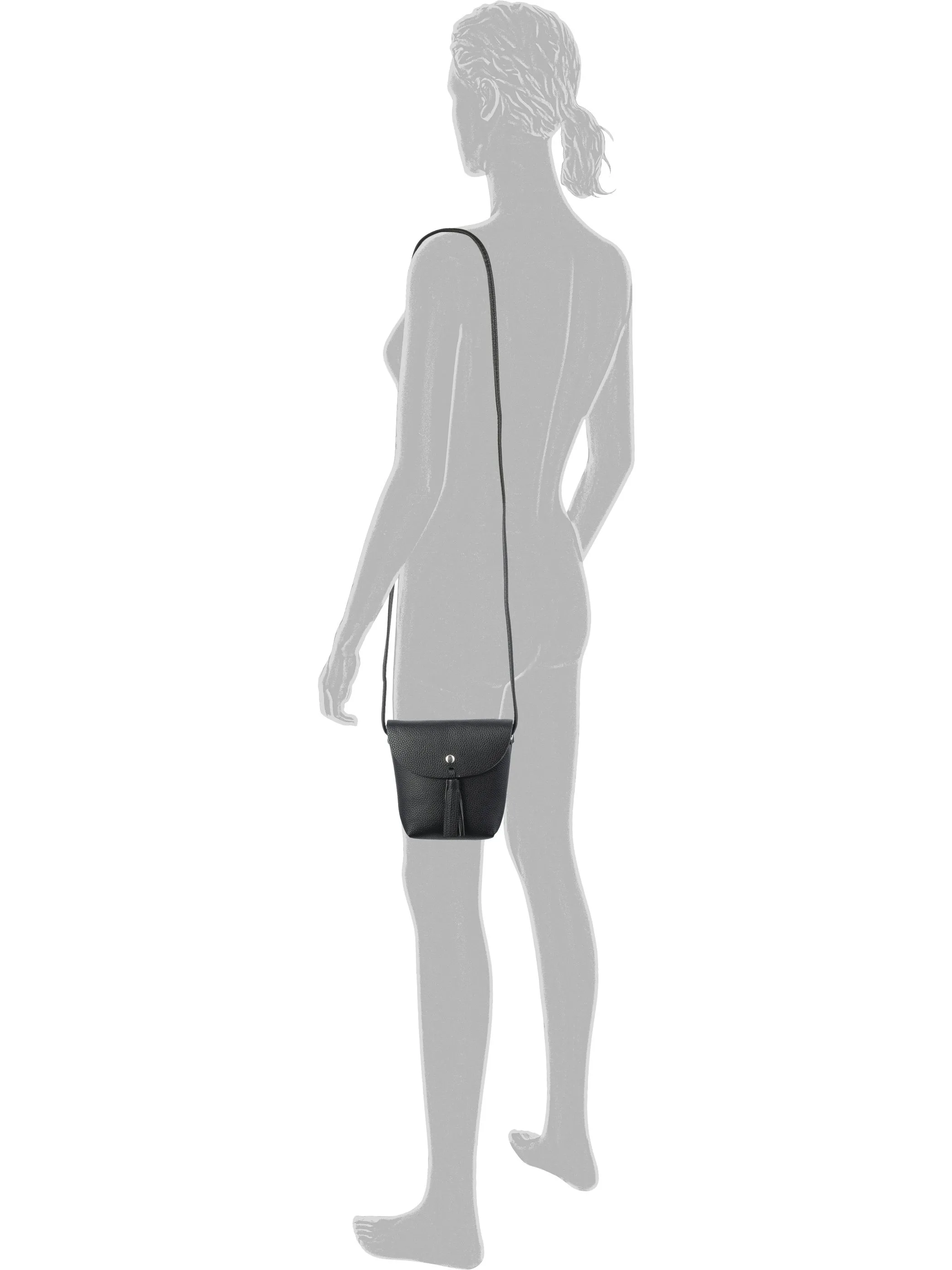 Tom Tailor 300310 IDA Flap bag Schwarz 883759 60 4