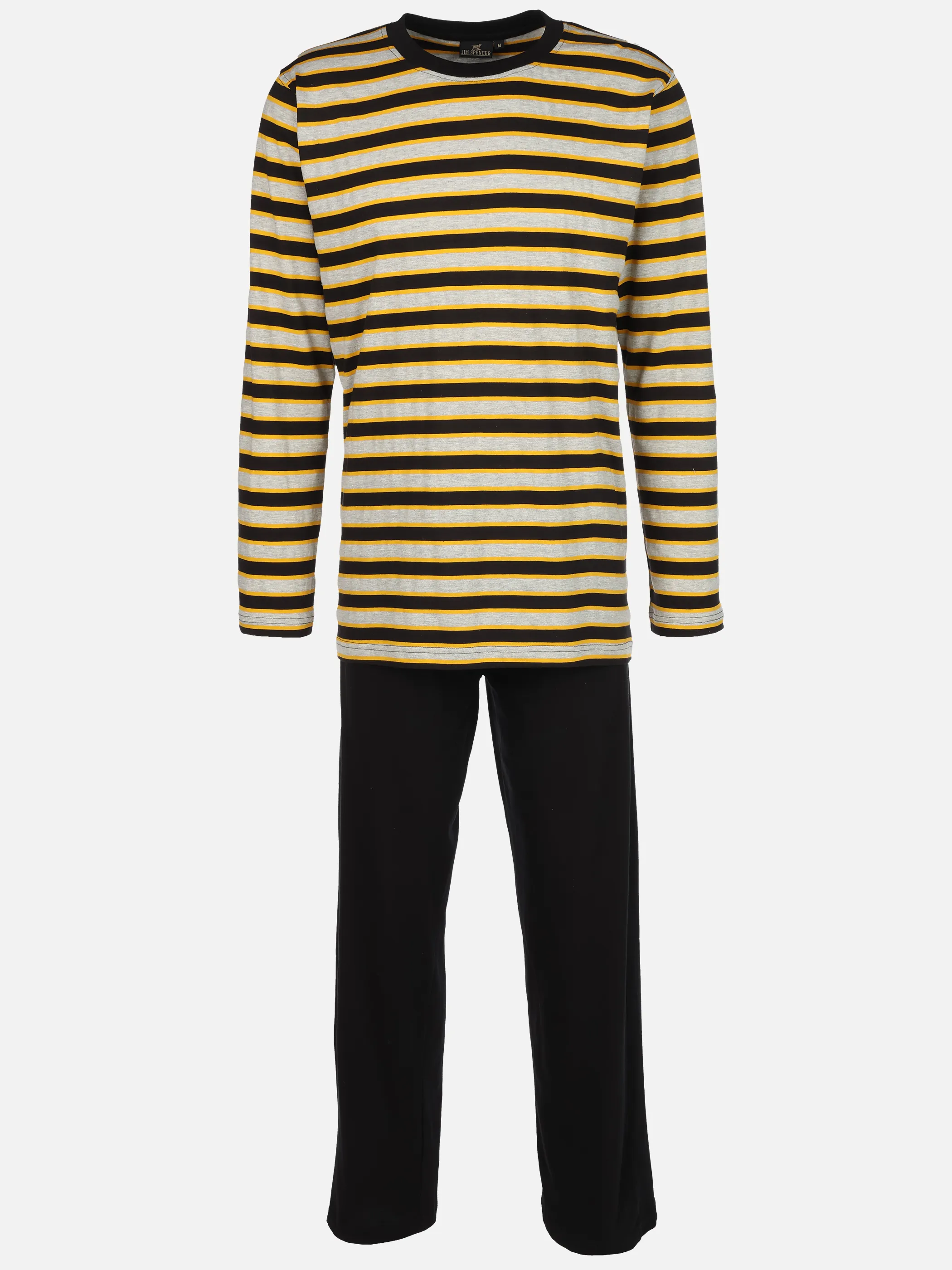 Jim Spencer He. Pyjama lang RH gestreift Schwarz 916214 SCHWARZ 1 Jim Spencer He. Pyjama lang RH gestreift Schwarz 916214 SCHWARZ 1