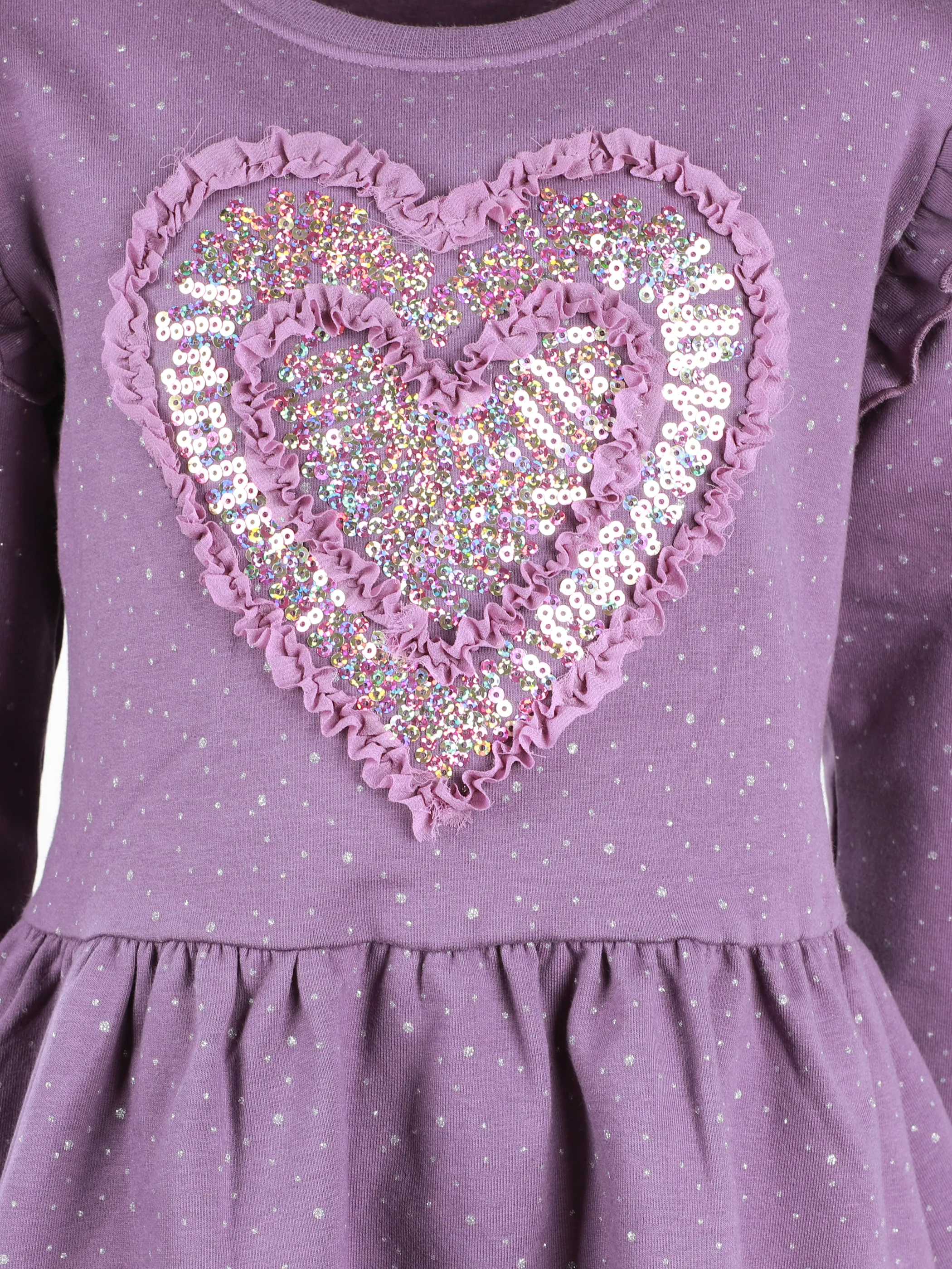 One Way KM Kleid mit Herz Print in lila Lila 913471 LILA 3