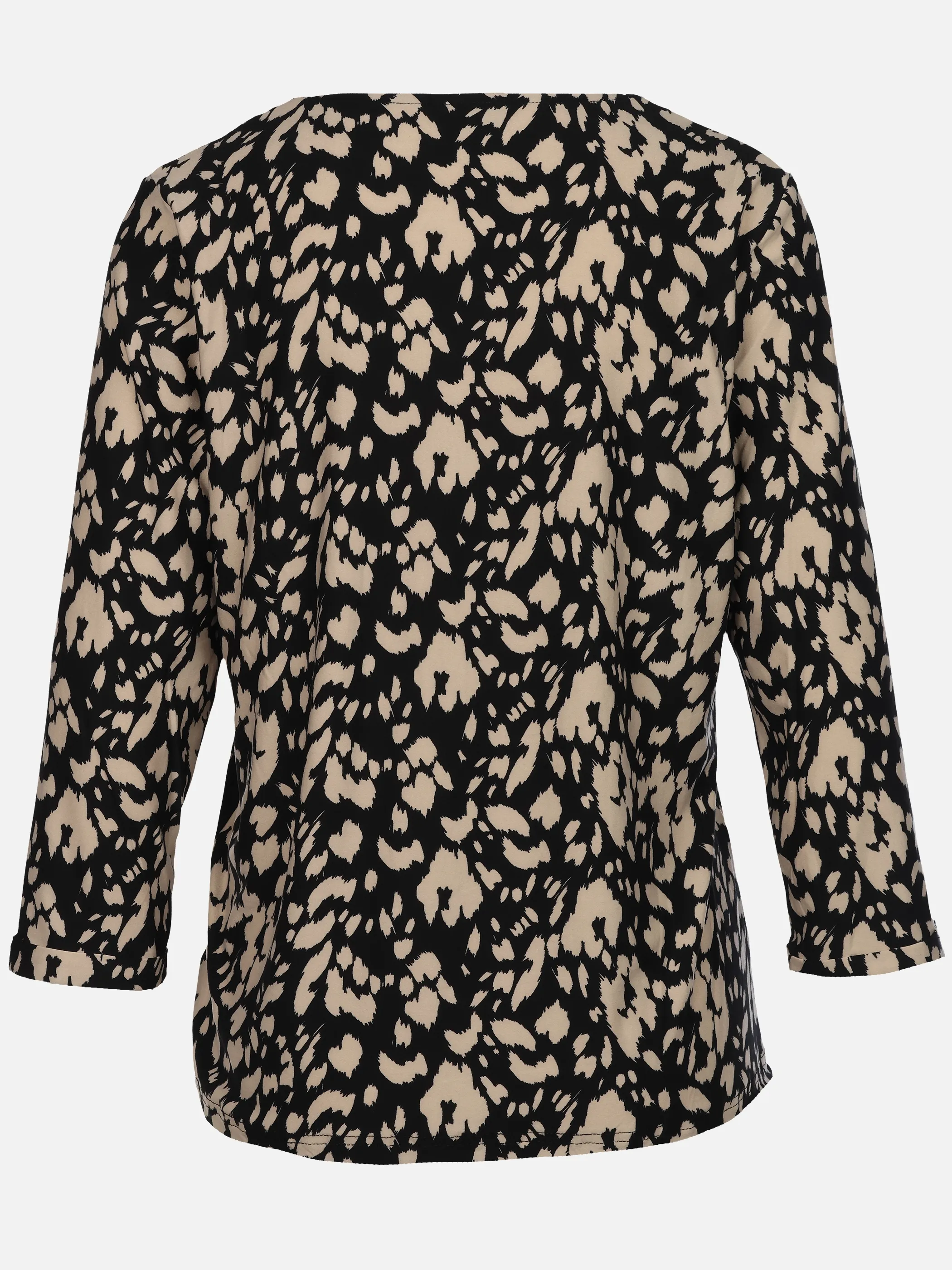 Sure Da-Shirt m. Alloverprint Schwarz 933602 BLACK 2