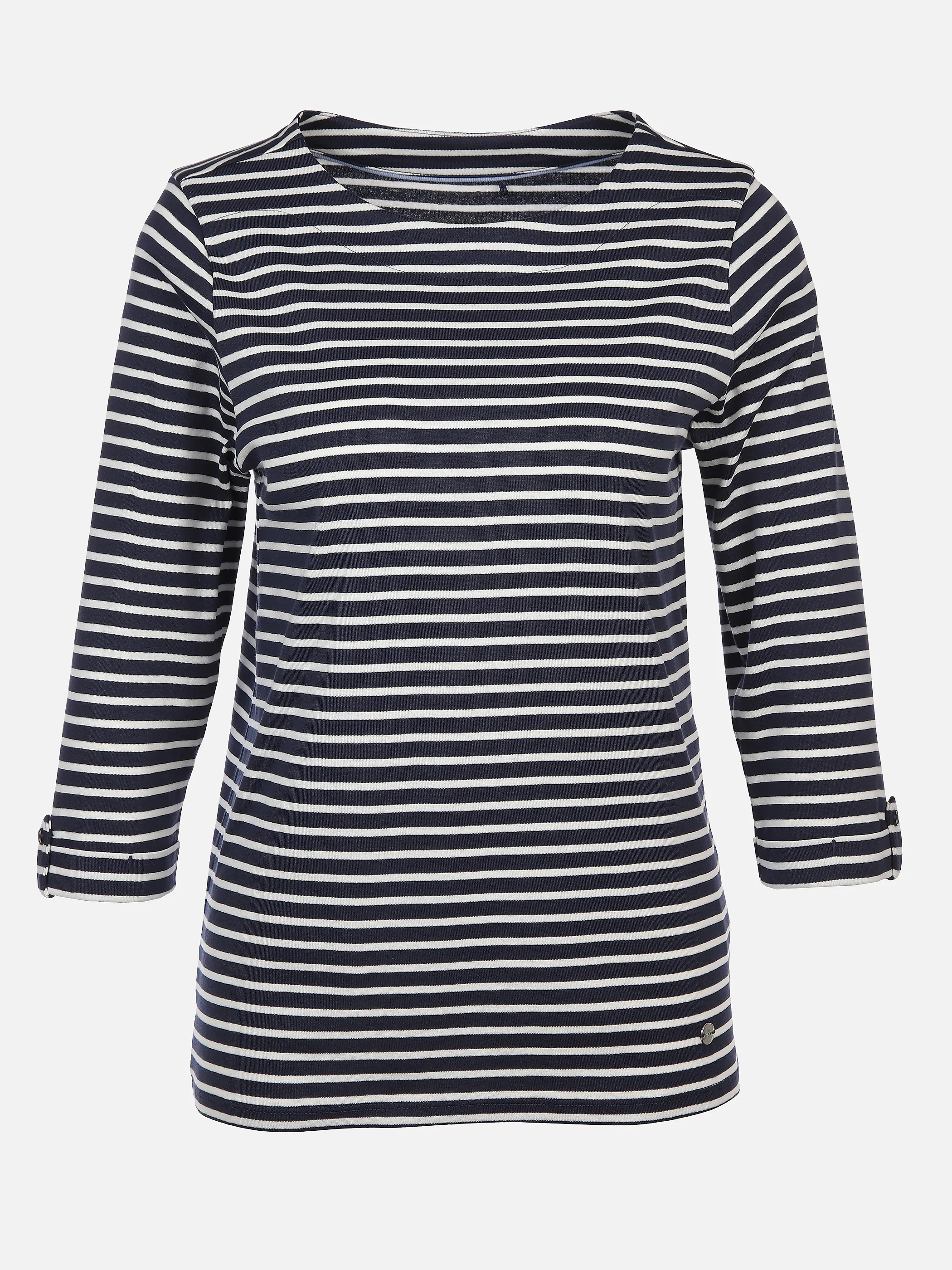Sure Da-Streifenshirt m. 3/4 Arm Marine 897550 NAVY OFF 1