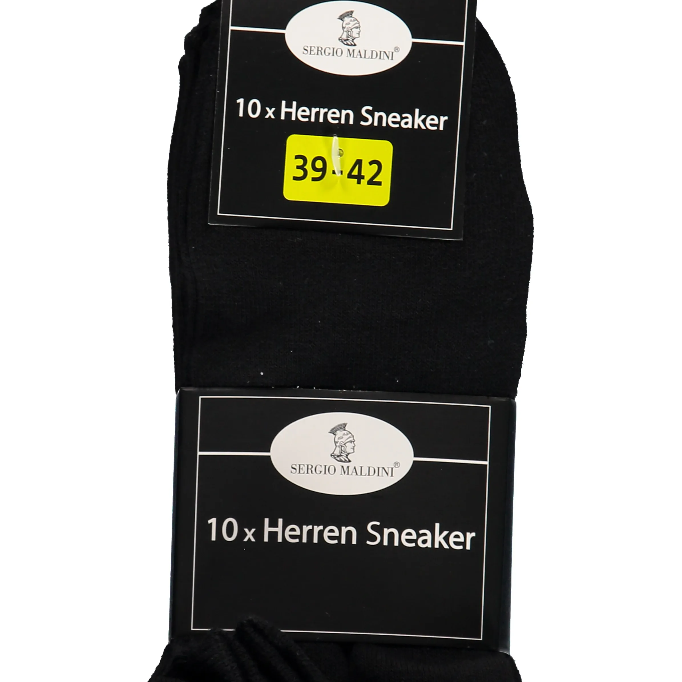 Sergio Maldini He-Sneaker 10er Pack Schwarz 693955 SCHWARZ 2 Sergio Maldini He-Sneaker 10er Pack Schwarz 693955 SCHWARZ 2