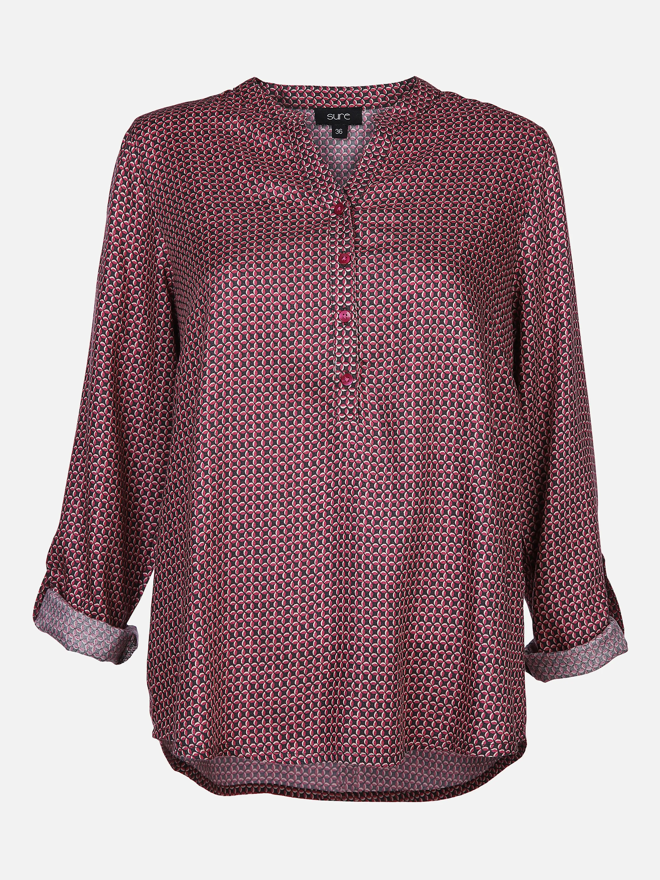 Sure Da-Bluse m.Knöpfchen Schwarz 869046 COL 1 1